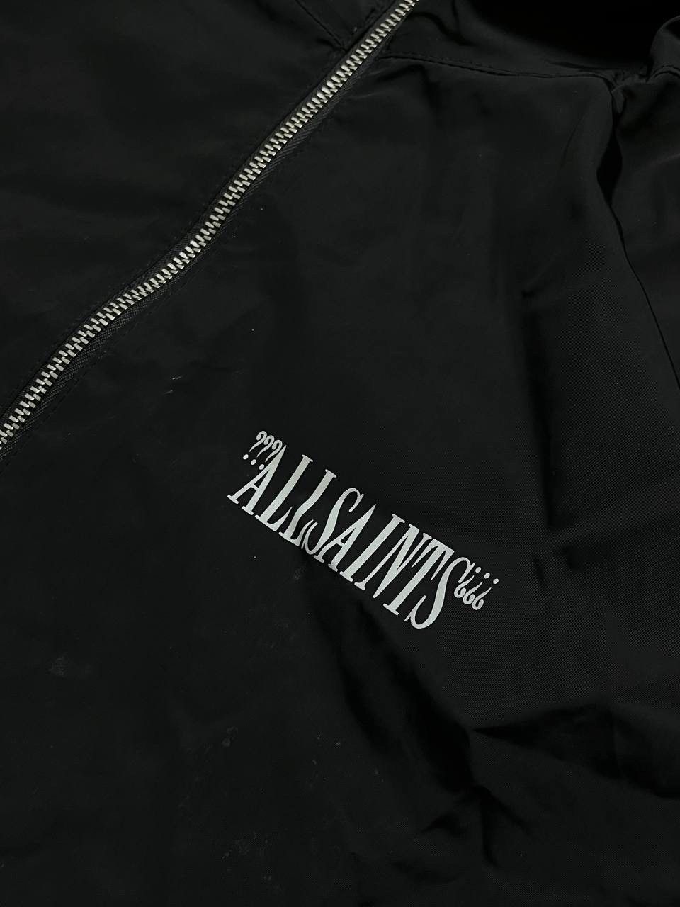 Allsaints Vintage Allsaints Nylon Black Jacket L Size US L / EU 52-54 / 3 - 3 Thumbnail