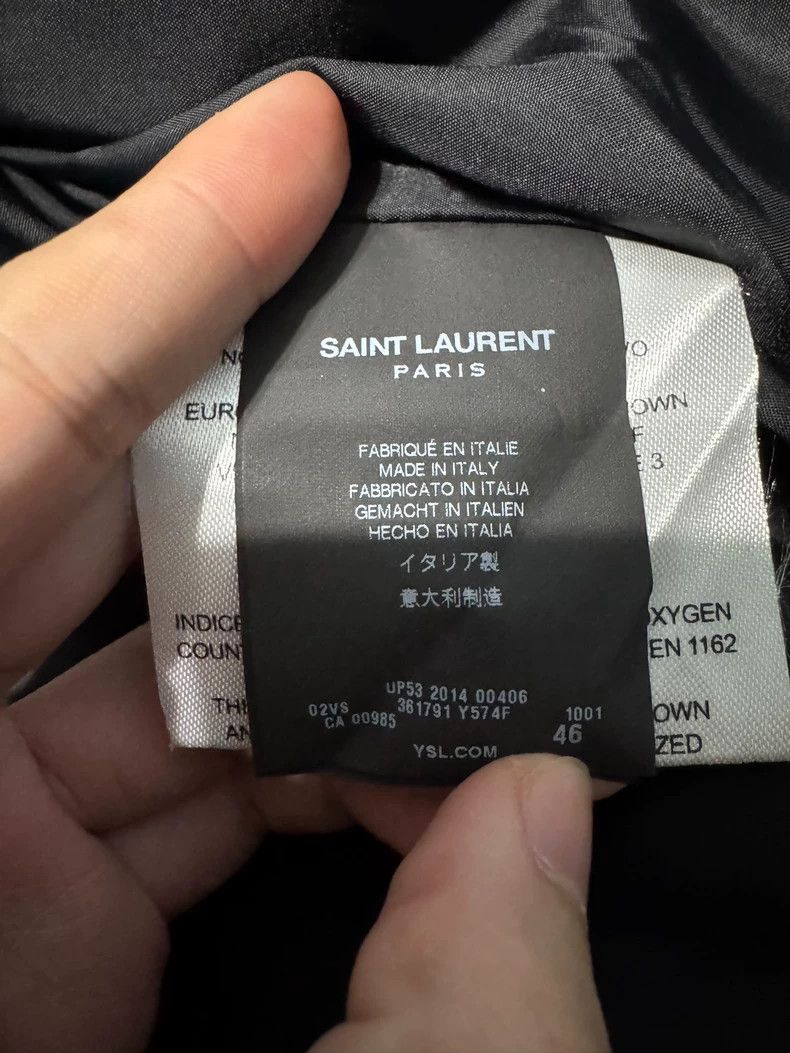 Saint Laurent Paris saint Laurent paris14 New Rivet Patchwork Leather Down Jac Size US S / EU 44-46 / 1 - 4 Thumbnail