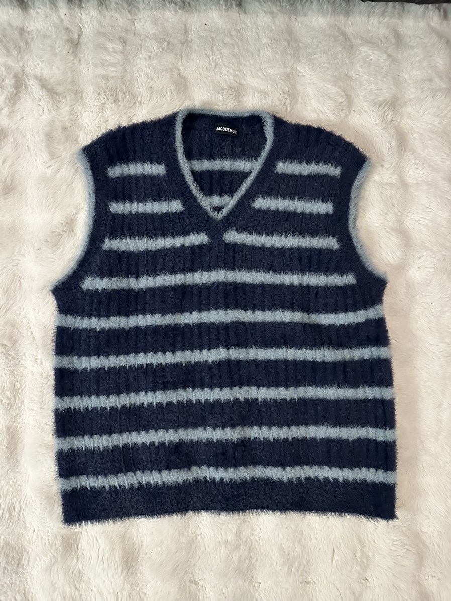 Jacquemus Striped Blue Sweater Vest