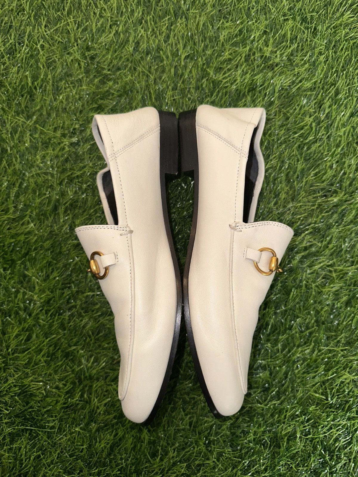 Gucci Gucci brixton leather leather horsebit loafer shoes size 37 Size US 5 / EU 37 - 4 Thumbnail