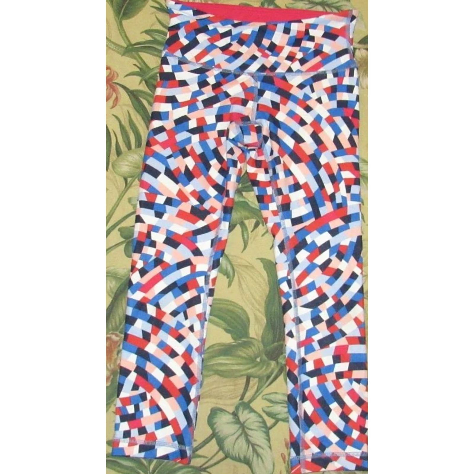Lululemon VINTAGE LULULEMON White Printed Yoga Pants 4 Size 27" / US 4 / IT 40 - 3 Thumbnail