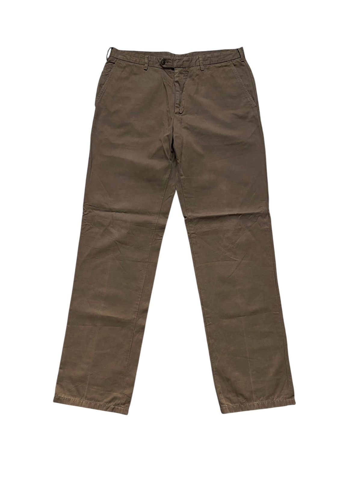 Loro Piana Loro Piana Chocolate Cotton Chino Pants Trousers Jeans Denim Size US 36 / EU 52 - 1 Thumbnail