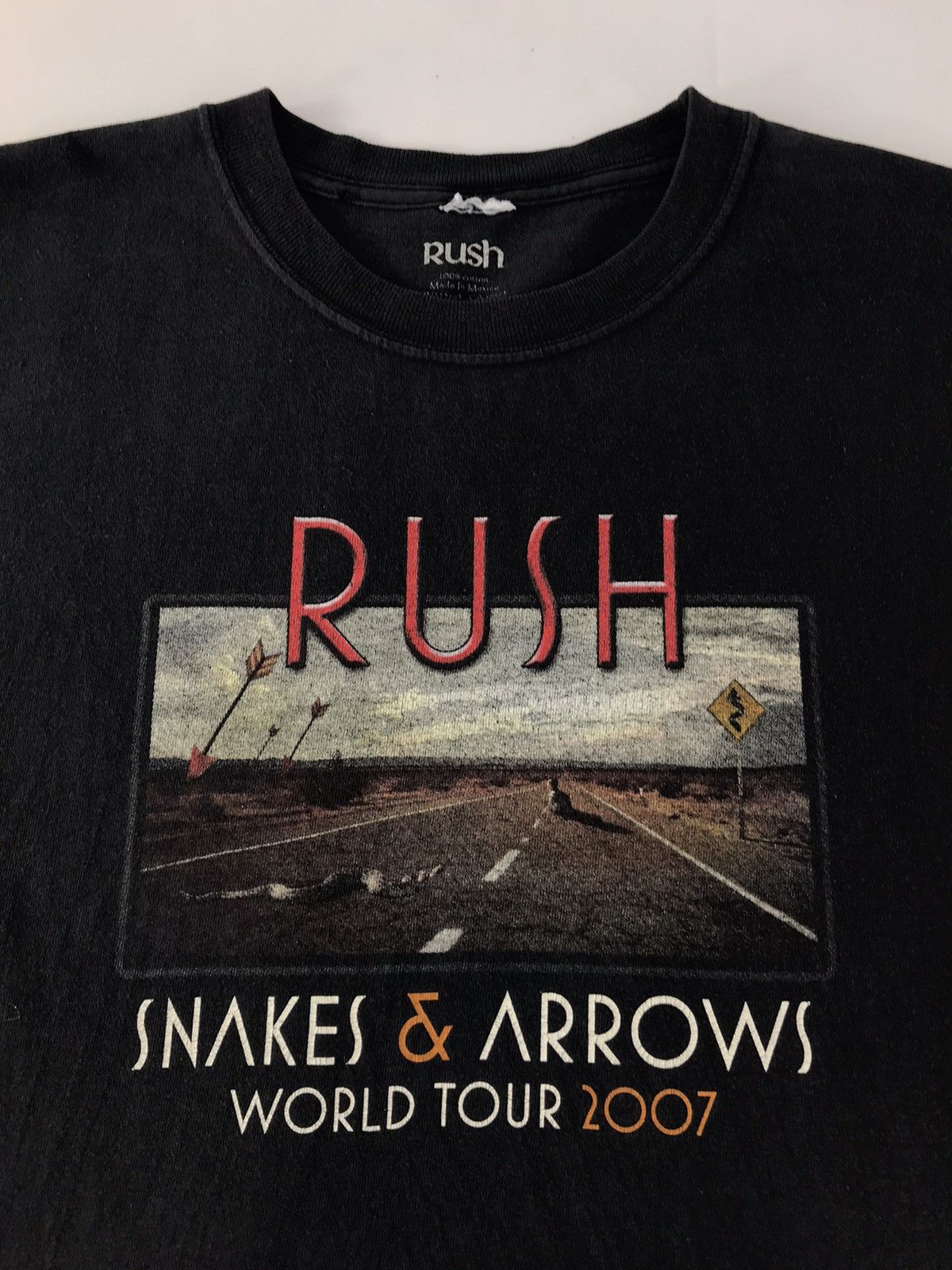 Band Tees Rock Band Rush Snakes & Arrows World Tour 2007 Tee Size US M / EU 48-50 / 2 - 4 Thumbnail