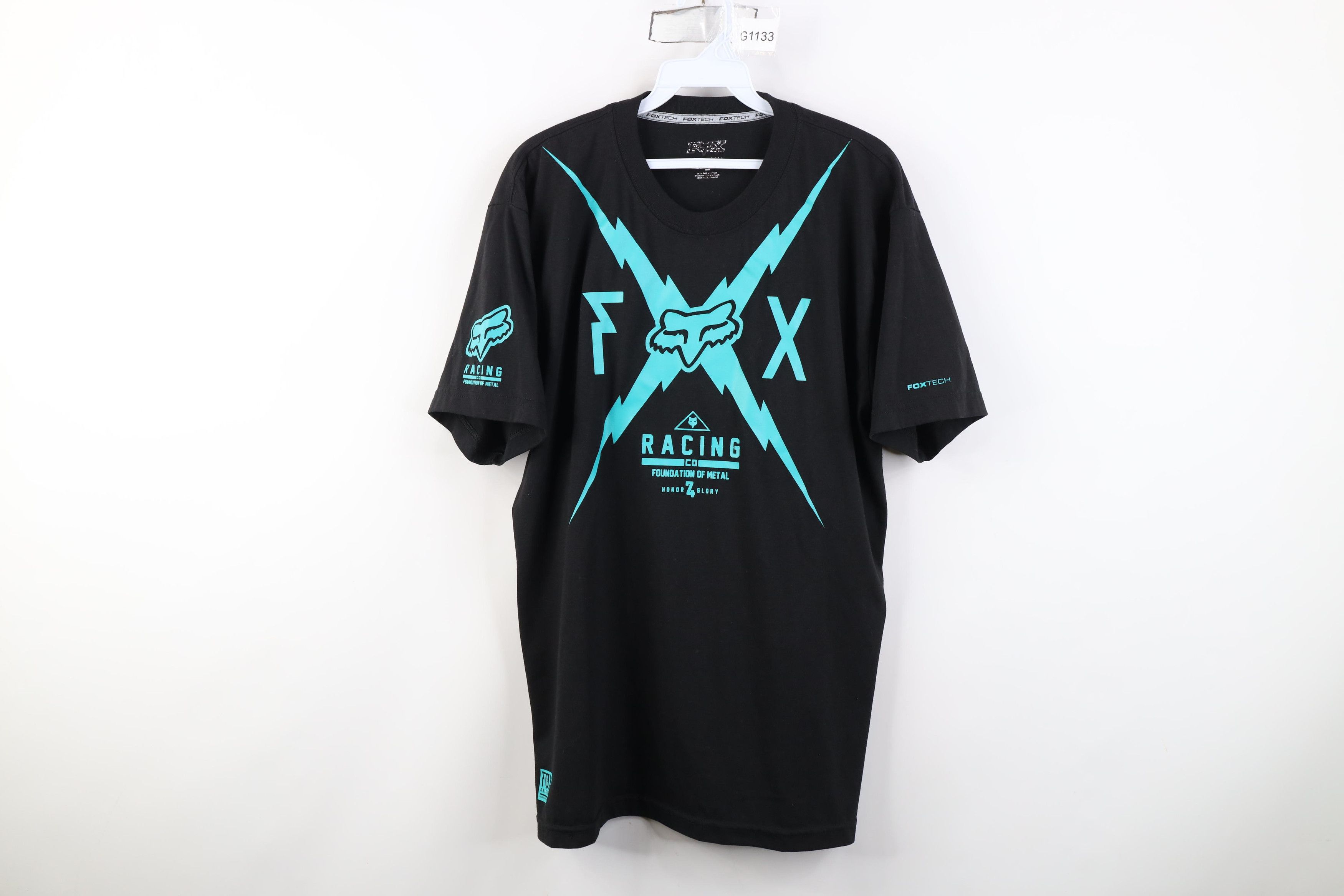 Fox Racing Y2K Fox Racing Lightning Tech Short Sleeve T-Shirt Black Size US L / EU 52-54 / 3 - 1 Thumbnail