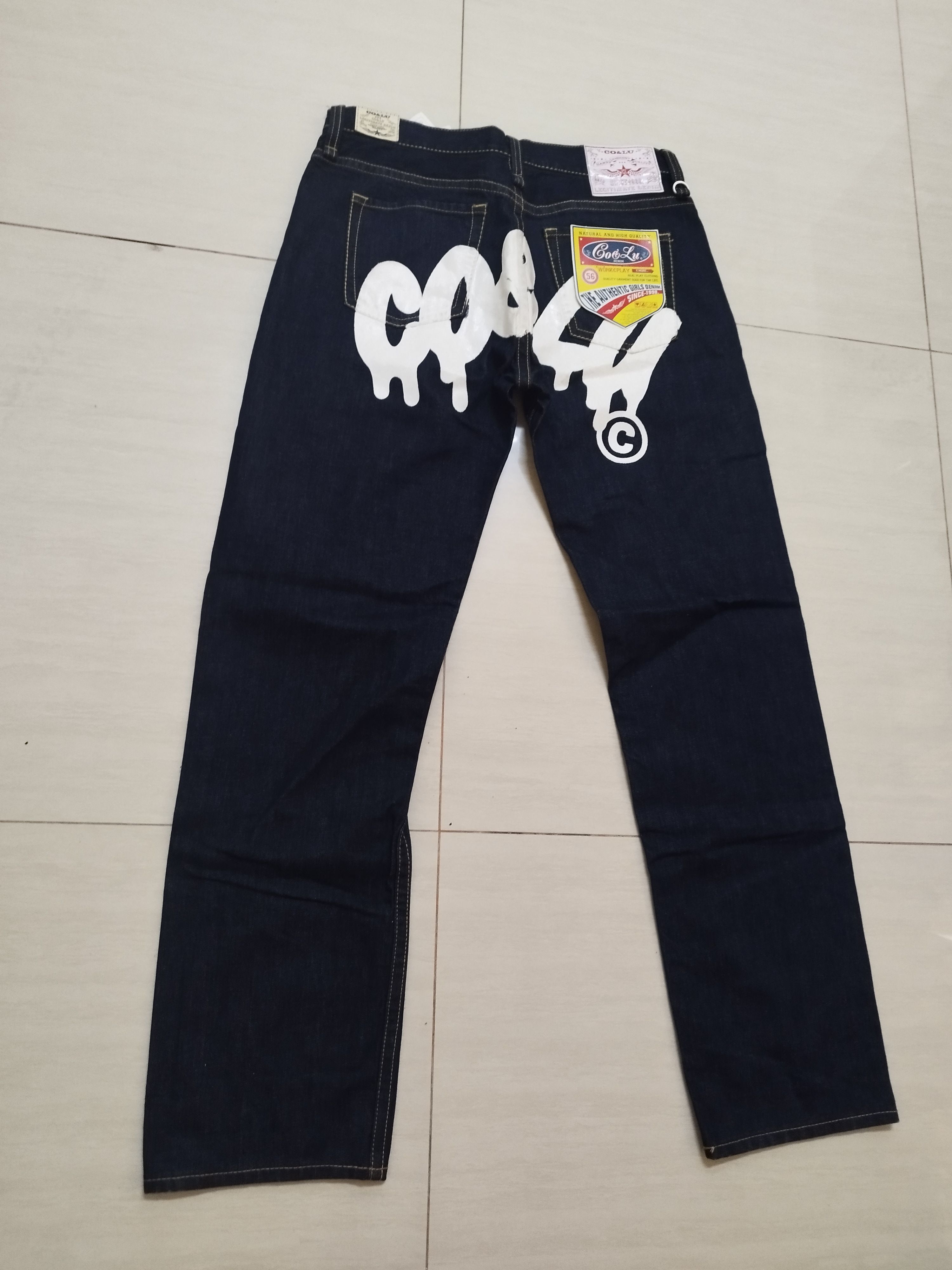 If Six Was Nine × Japanese Brand Japanese Brand Co&Lu Denim Painter Jeans Size US 33 - 7 Thumbnail