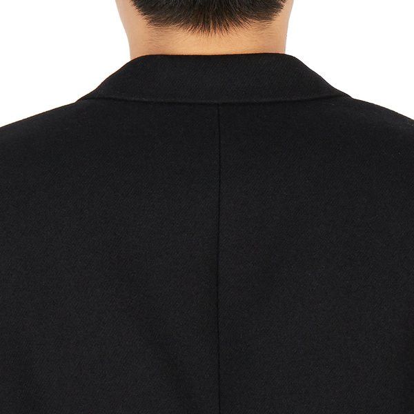 Saint Laurent Paris o1s1wg110824 Chesterfield Coat Pointed Lapels Wool in Black Size US S / EU 44-46 / 1 - 9 Thumbnail