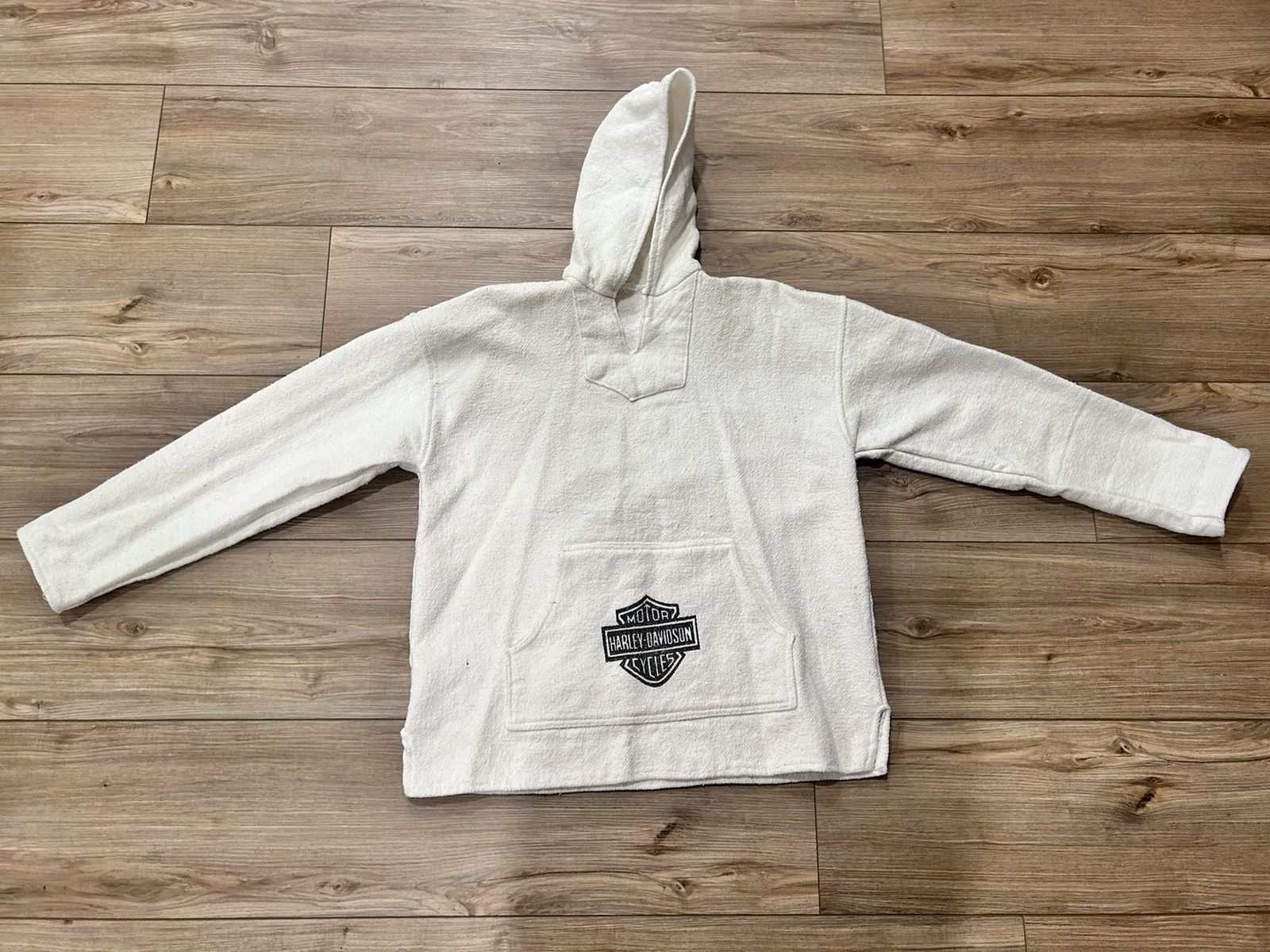 Vintage White Harley Davidson Baja hoodie Size US L / EU 52-54 / 3 - 1 Thumbnail