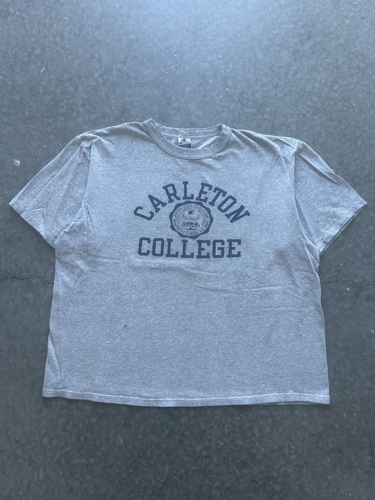 Champion × Vintage Vintage 90s Champion Carleton College Graphic Tee Size US XL / EU 56 / 4 - 2 Thumbnail