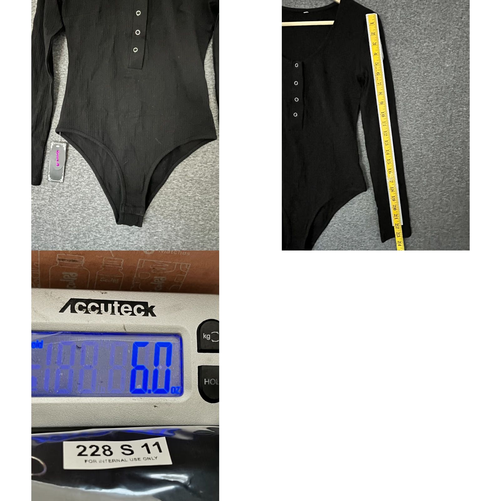 Vintage Queen.M Black Scoop Neck Bodysuit Shirt for Women Button Down M Size M / US 6-8 / IT 42-44 - 8 Thumbnail