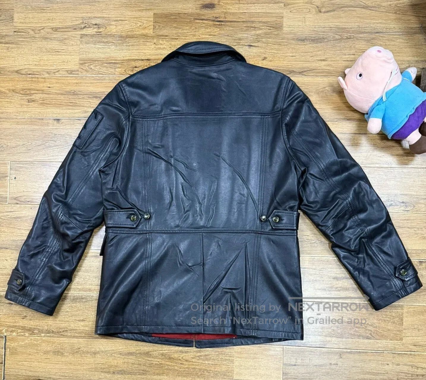 Ferre Italian Leather Business Casual Jacket. Size US L / EU 52-54 / 3 - 2 Thumbnail