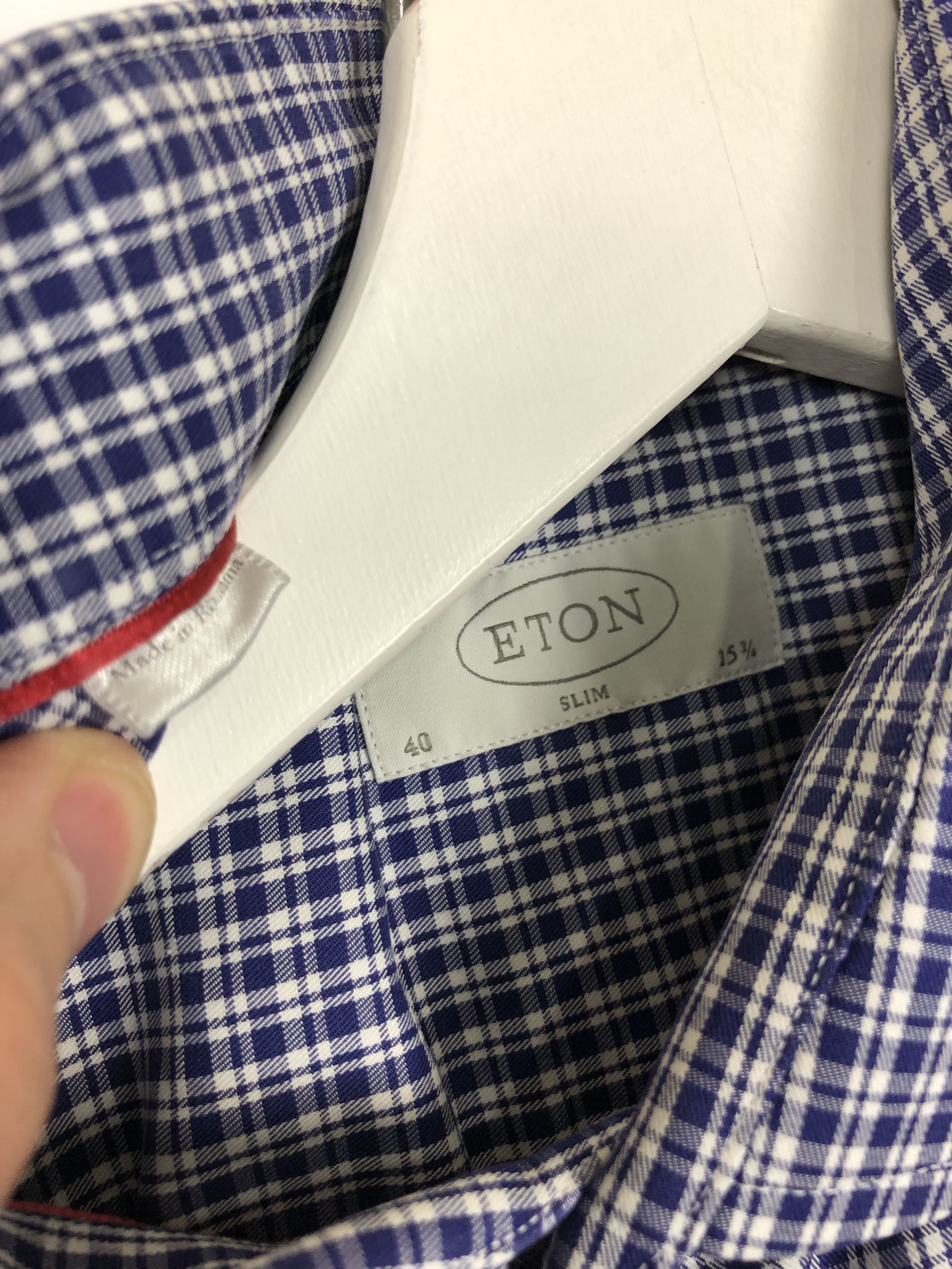 Eton Eton Check Shirt Slim size 15 3/4 Size US M / EU 48-50 / 2 - 8 Thumbnail