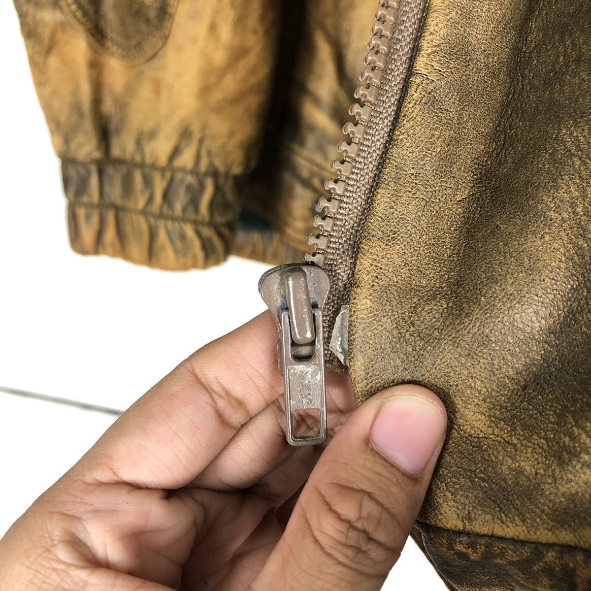 Japanese Brand 🔥Fly Biker Leather Jacket Best Factory Japan Issey Miyake Size US S / EU 44-46 / 1 - 17 Thumbnail