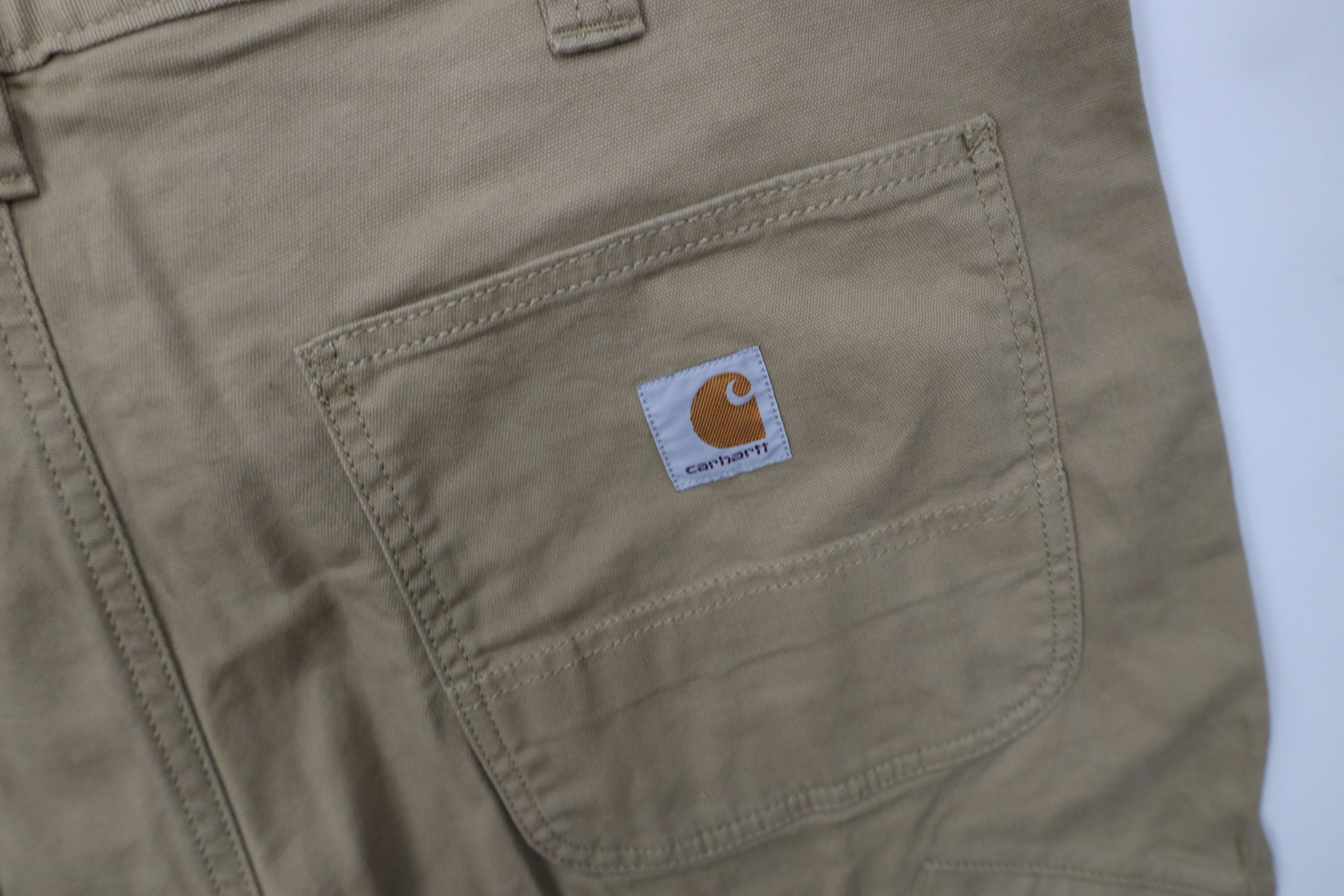 Carhartt Vintage Y2K Carhartt Canvas Stretch Wide Leg Dungaree Pants Size US 36 / EU 52 - 13 Thumbnail