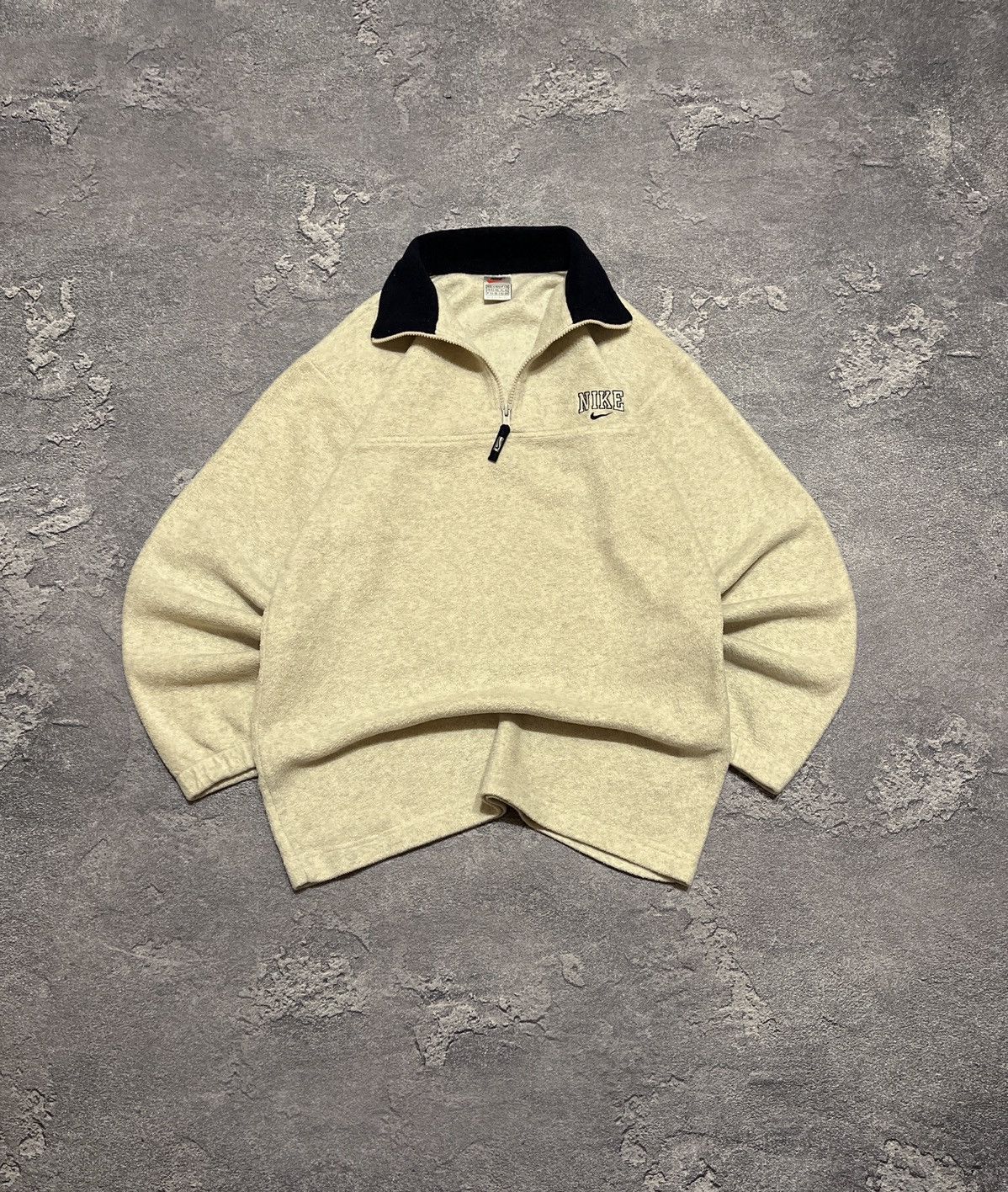 Nike × Vintage VINTAGE NIKE BIG LOGO BAGGY FLEECE HOODIE 90S Size US M / EU 48-50 / 2 - 2 Thumbnail