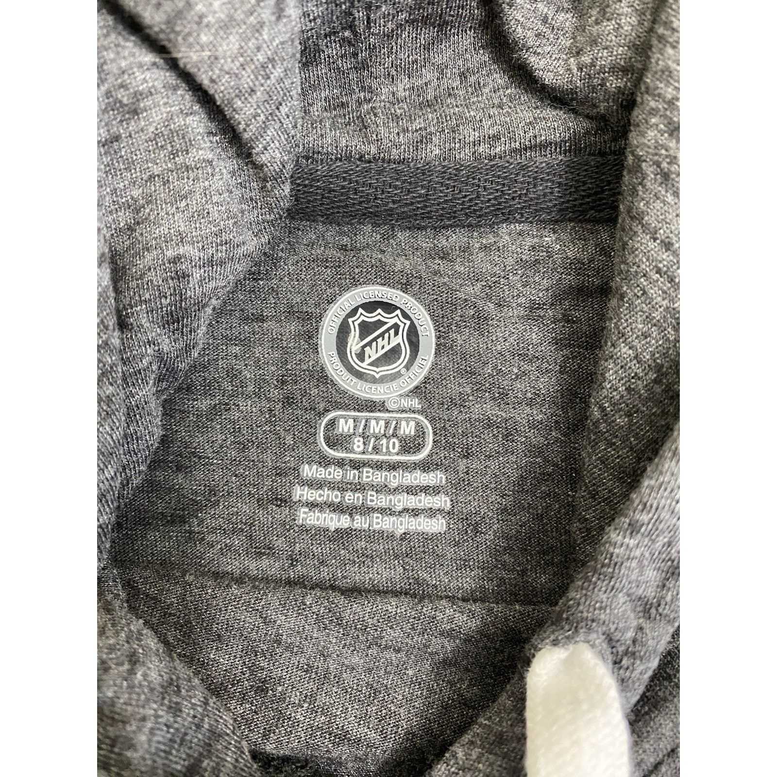 NHL NHL Lightweight Women Medium Hoodie Pullover Sweatshirt Gray Size US M / EU 48-50 / 2 - 2 Thumbnail