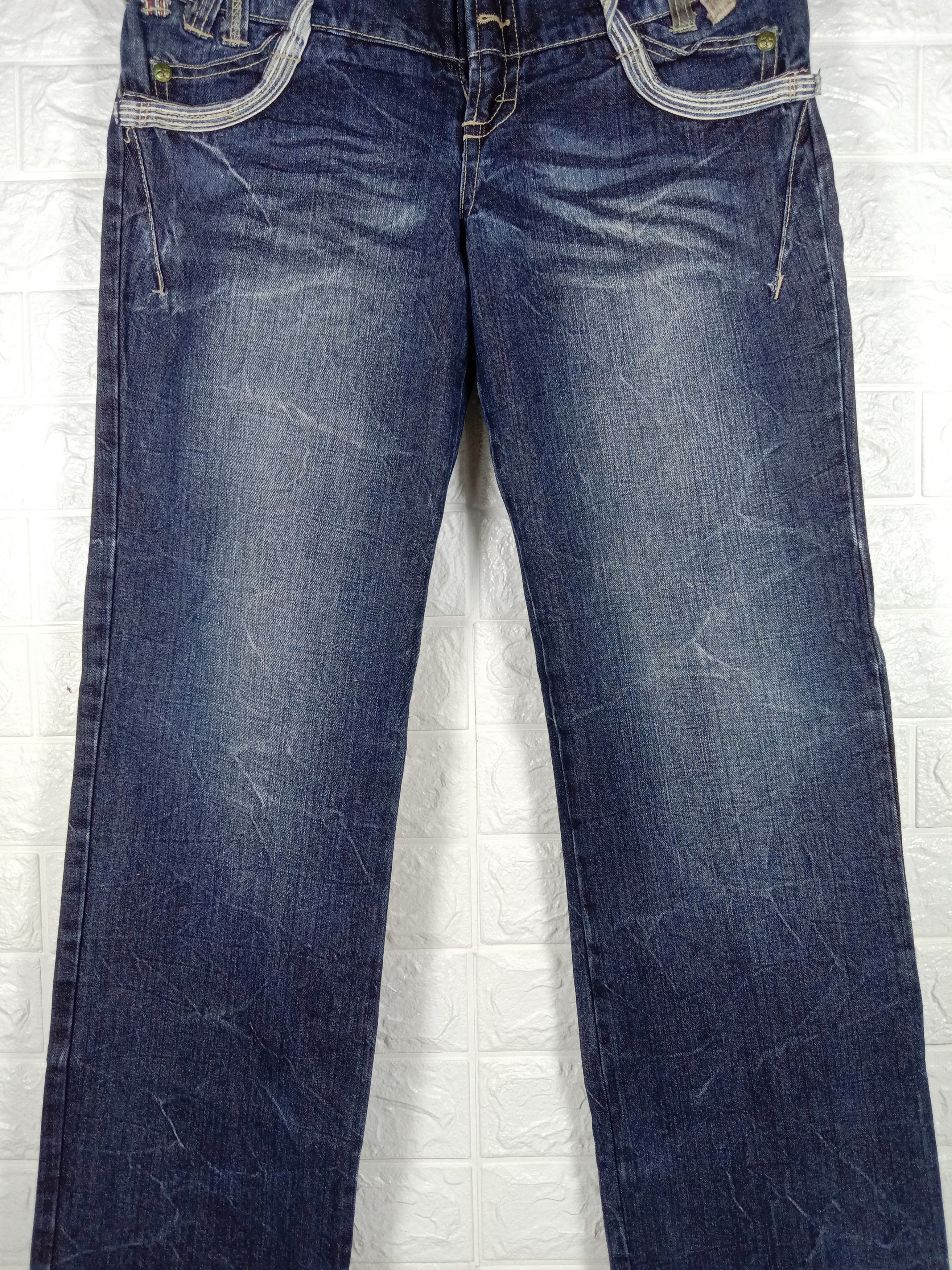 Japanese Brand Vintage Japanese SORRIDERE Double Waist Jeans Size US 31 - 3 Thumbnail