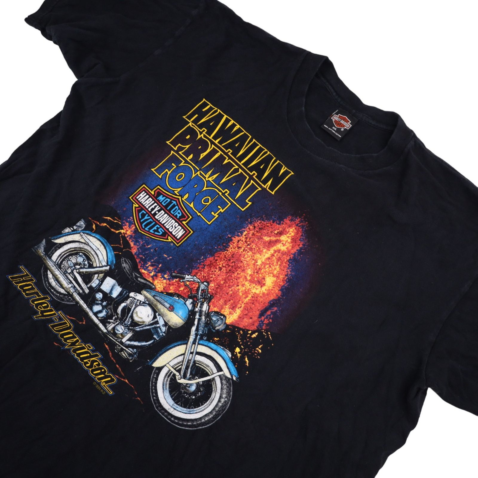 Harley Davidson × Vintage Vintage Harley Davidson Hawaiian Primal Force Graphic Shirt Size US XXL / EU 58 / 5 - 2 Thumbnail