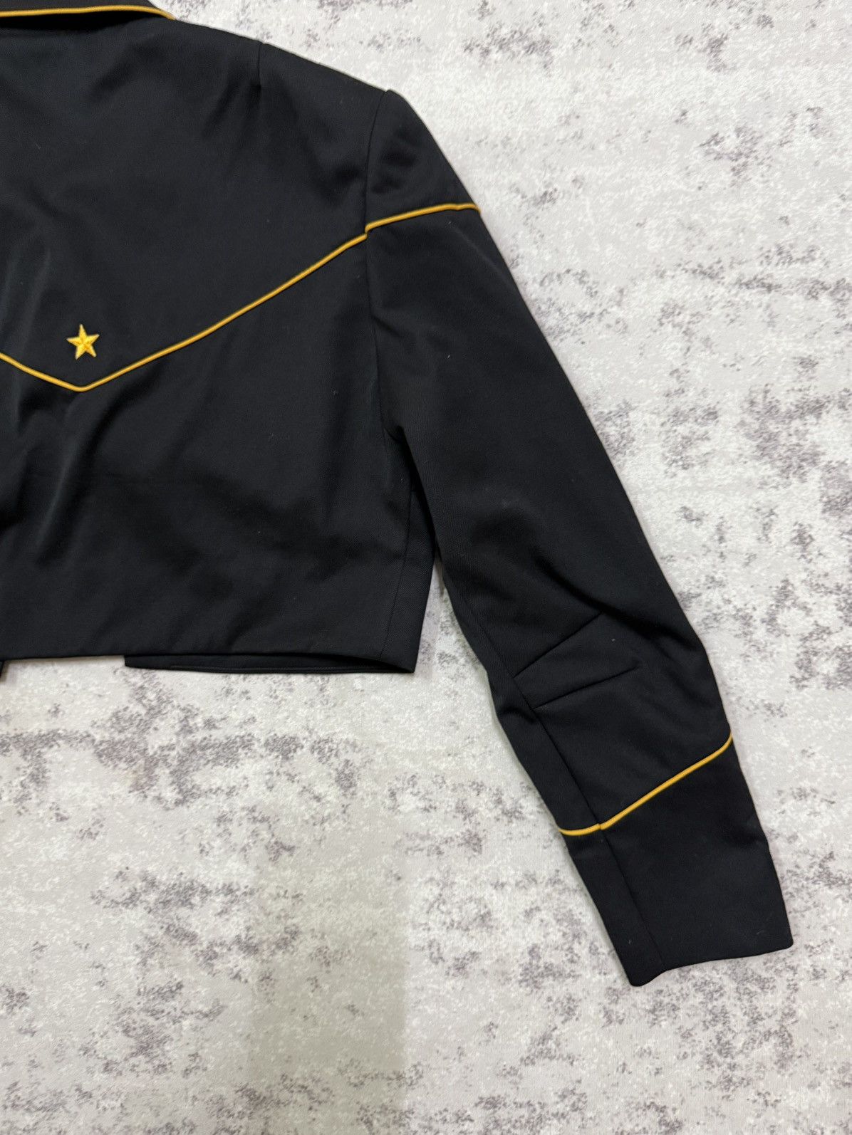Norma Kamali Norma Kamali cropped western jacket with yellow piping Size S / US 4 / IT 40 - 13 Thumbnail