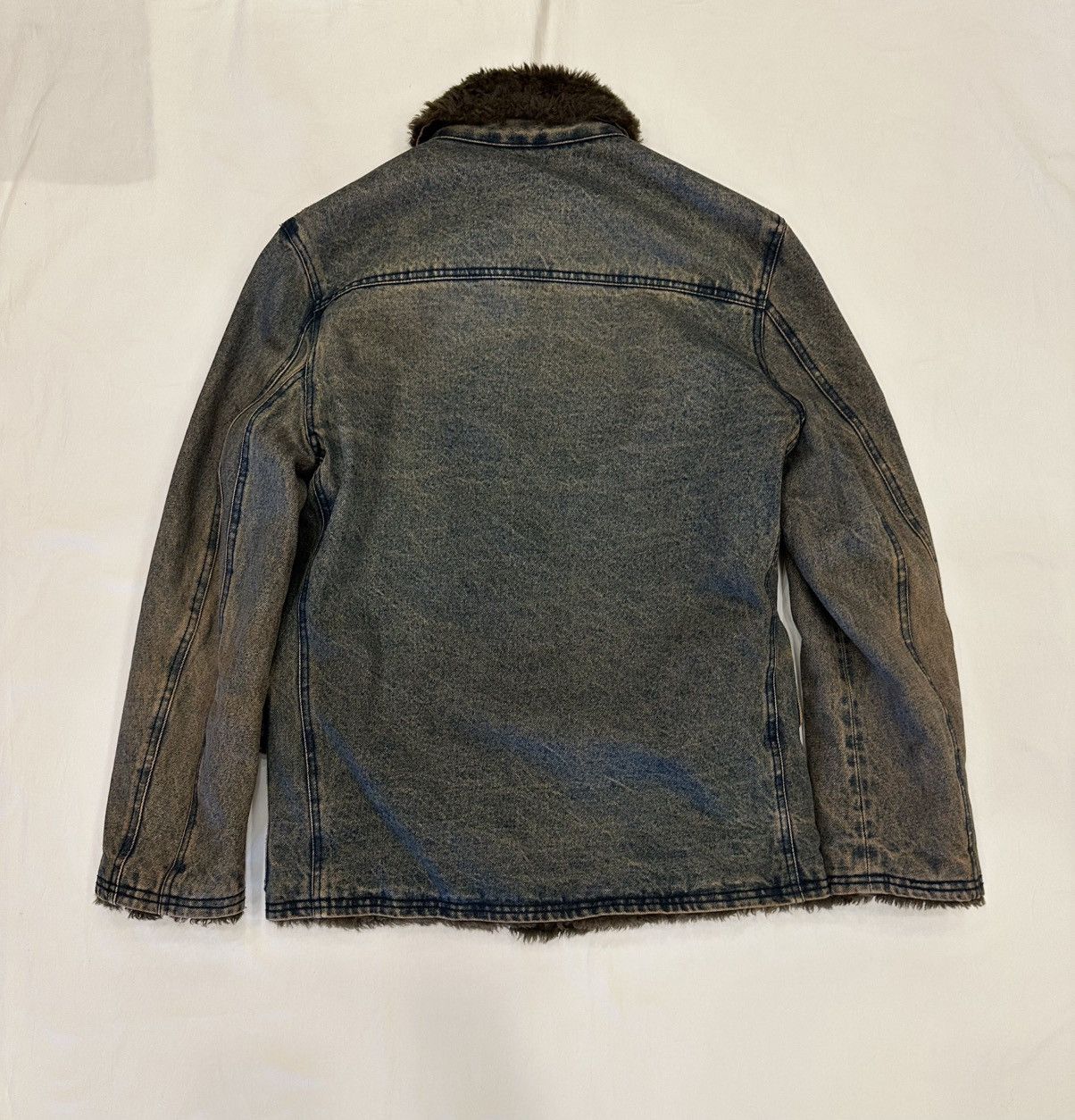 PPFM Vintage PPFM Sherpa Quilted Lined Sherpa Button Up Jacket Size US S / EU 44-46 / 1 - 16 Thumbnail