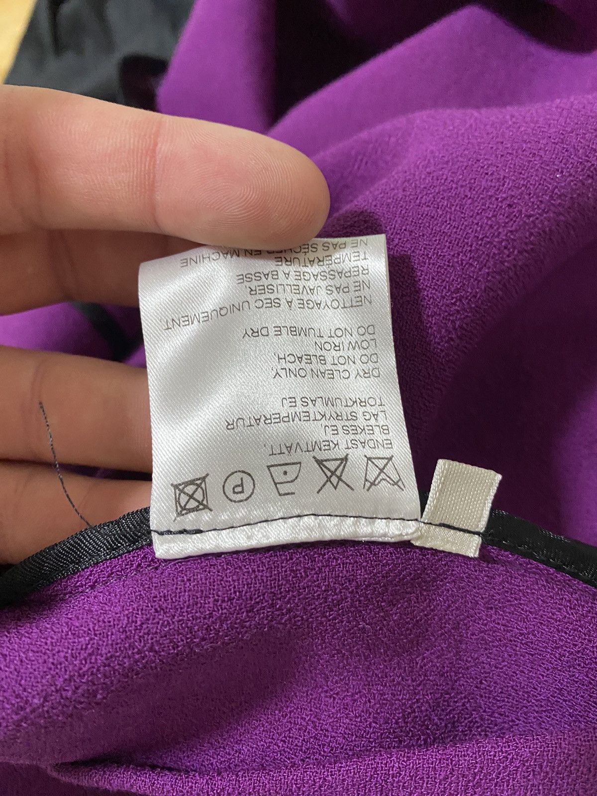 Acne Studios × Designer Rare Acne Studios Purple Dress 100% Wool Designer Classic Size XS / US 0-2 / IT 36-38 - 15 Thumbnail