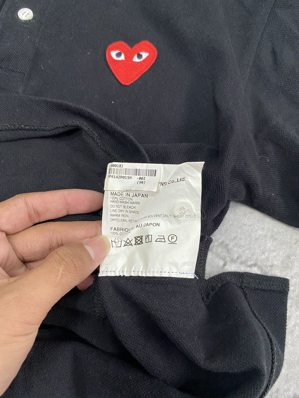 Comme des Garcons PLAY Comme des Garçons Play Polo Shirt Size US M / EU 48-50 / 2 - 6 Thumbnail
