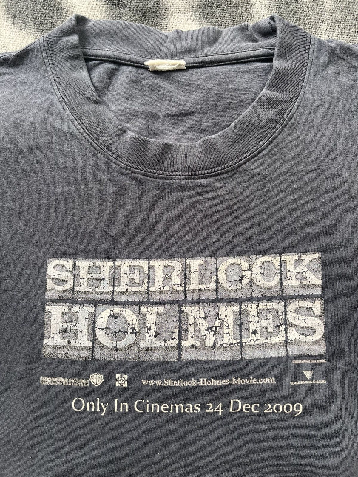 Vintage RARE! Vintage Sherlock Holmes Promo Movies 2009 Size US XL / EU 56 / 4 - 2 Thumbnail