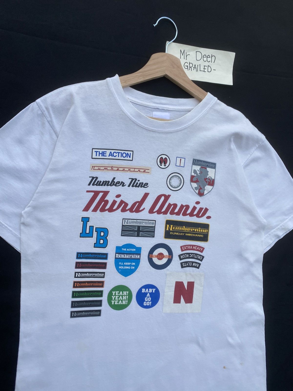Number (N)ine Rare Takahiromiyshita Number Nine Third Anniversary Tshirt Size US S / EU 44-46 / 1 - 6 Thumbnail