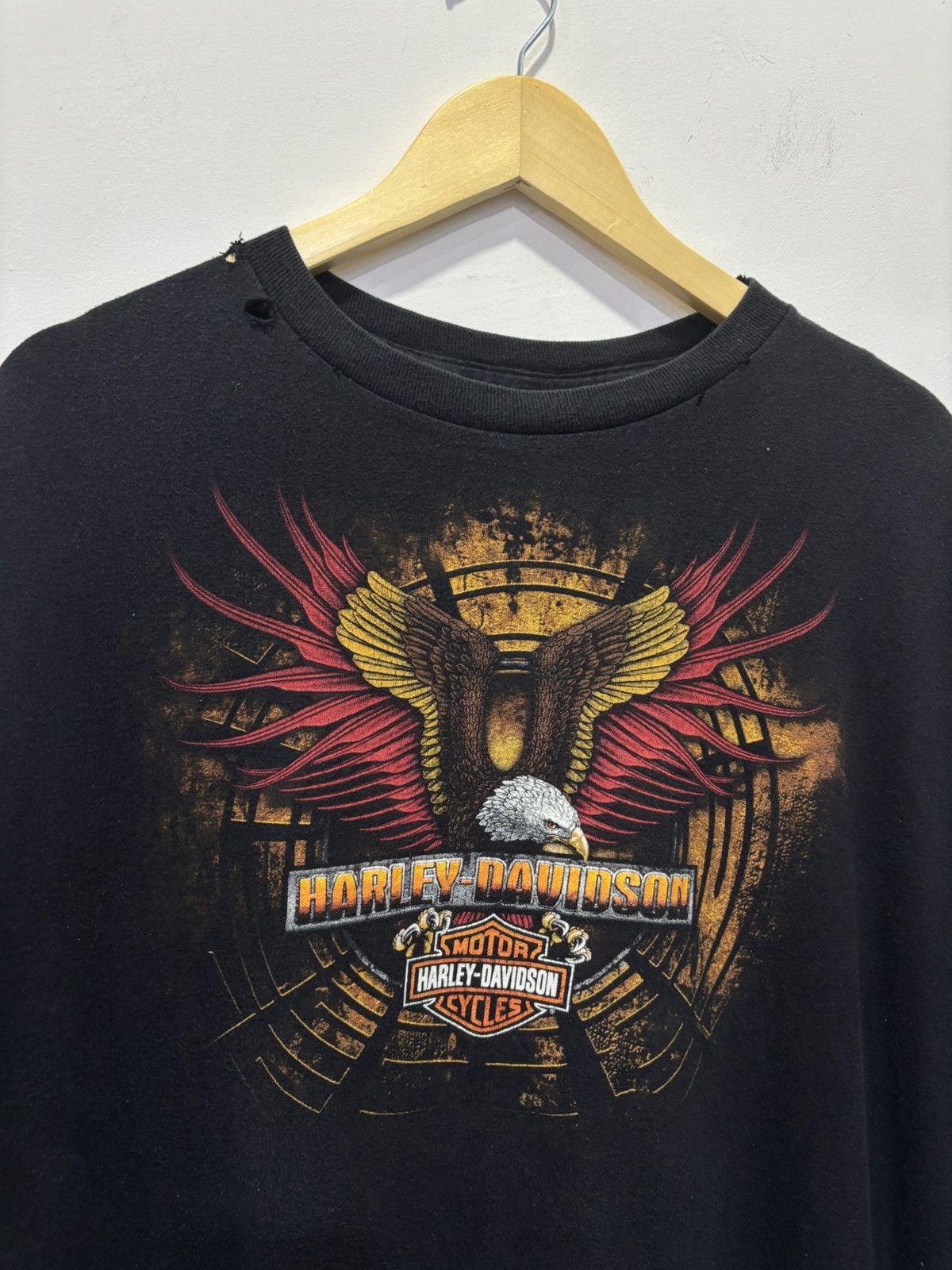Vintage Vintage Harley Davidson Tshirt Size US XXL / EU 58 / 5 - 3 Thumbnail