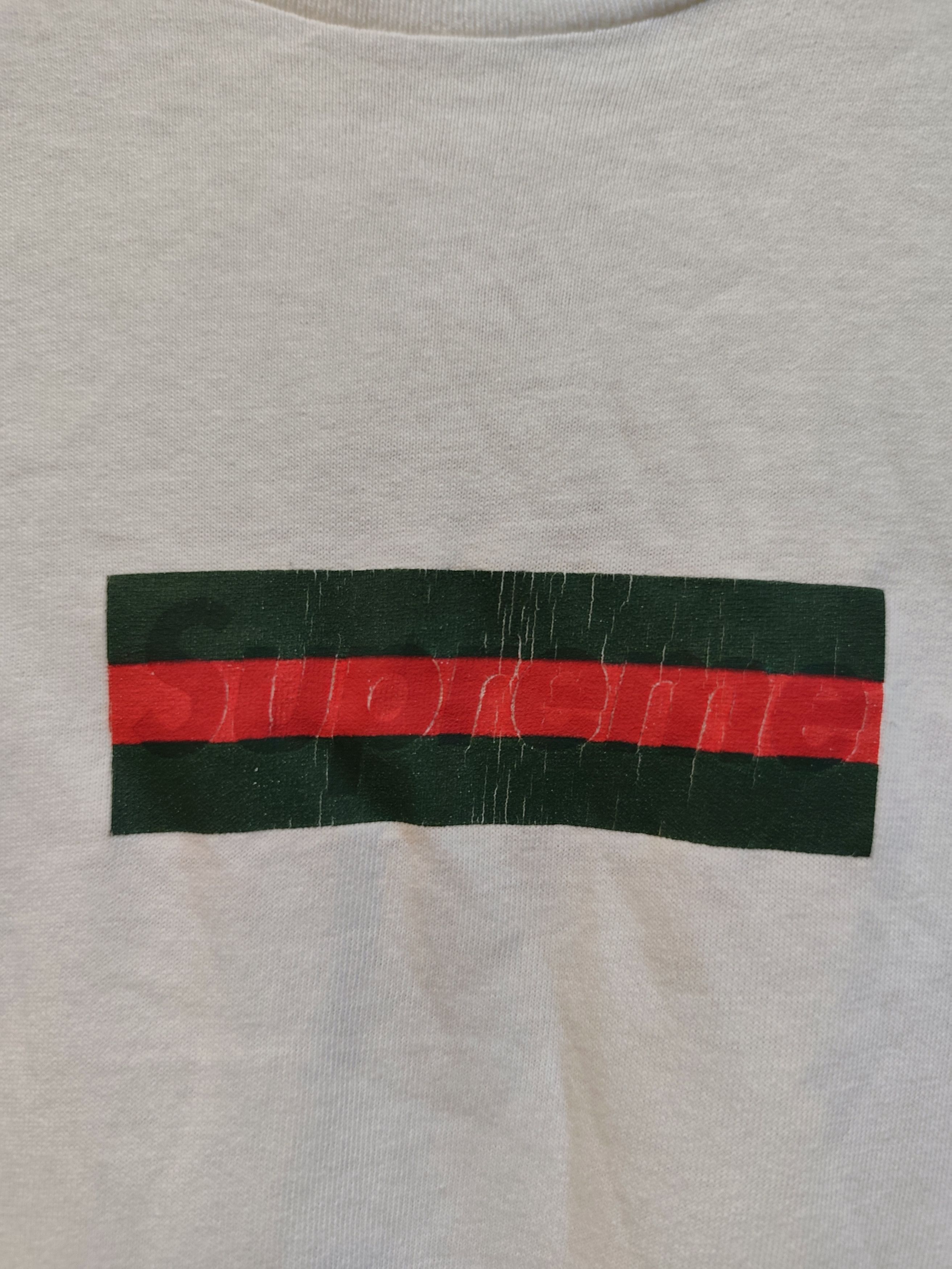 Supreme 2000 Supreme Gucci Box Logo Tee Size US L / EU 52-54 / 3 - 6 Thumbnail