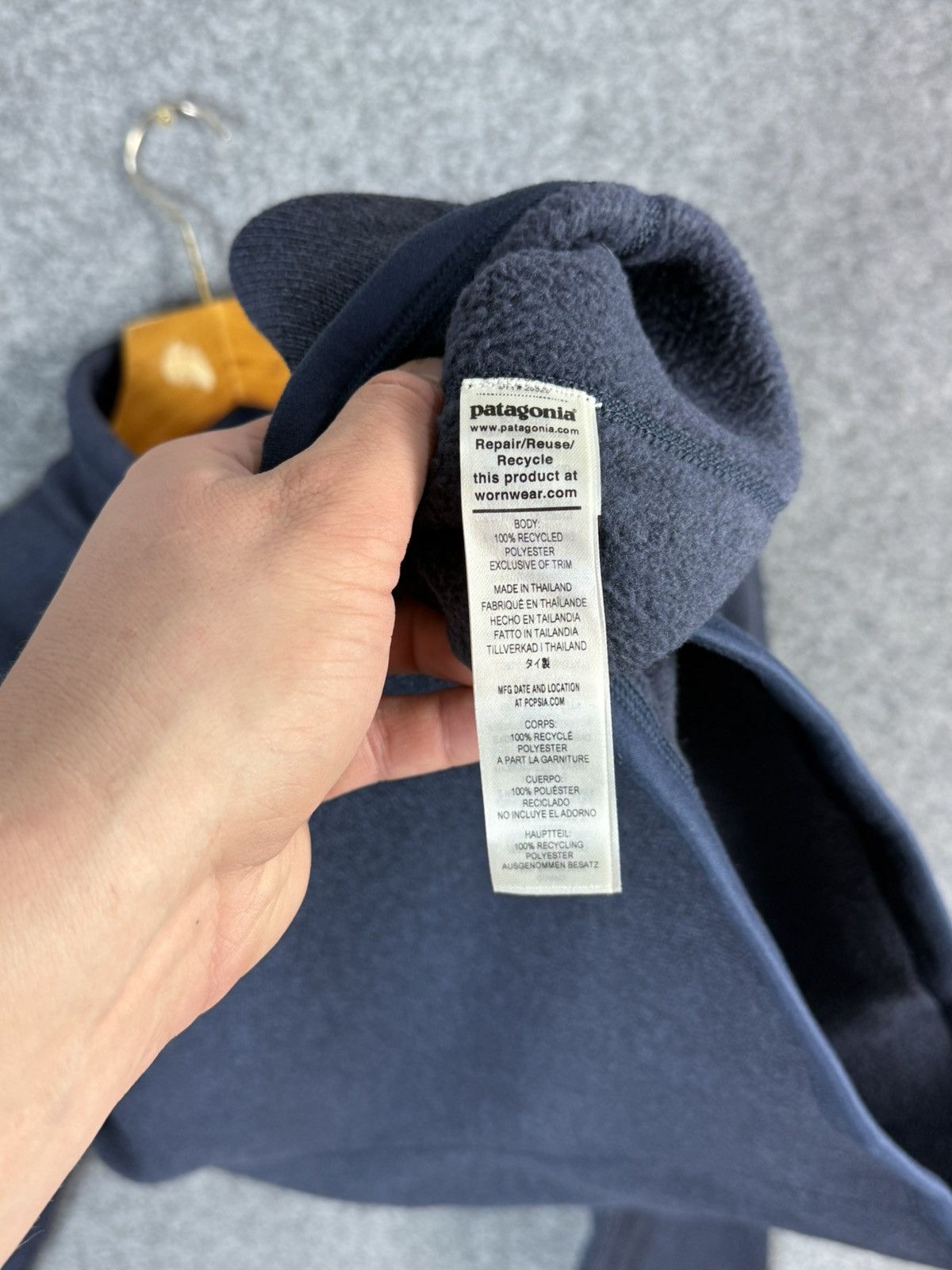 Patagonia Patagonia Navy Blue 1/3 zip men’s fleece jacket size L Size US L / EU 52-54 / 3 - 11 Thumbnail