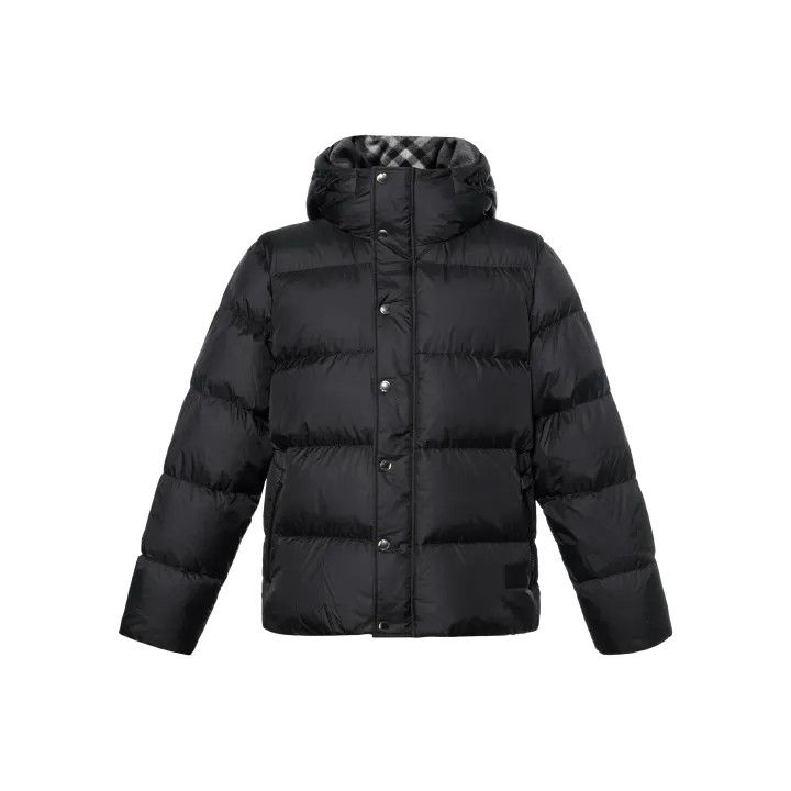 Burberry Burberry Black Hooded Down Jacket for All 0079 Size L / US 10 / IT 46 - 1 Thumbnail