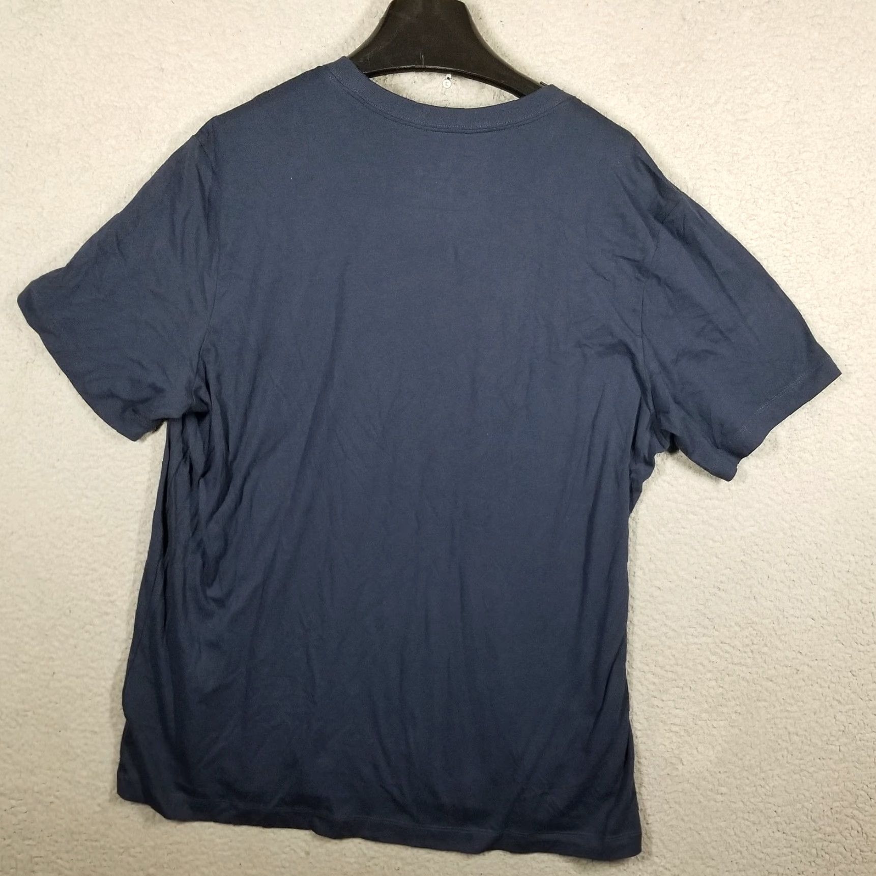 Nike Nike T-Shirt Mens XL Blue Just Do It Swoosh Logo Graphic Tee Sports Casual Size US XL / EU 56 / 4 - 2 Thumbnail