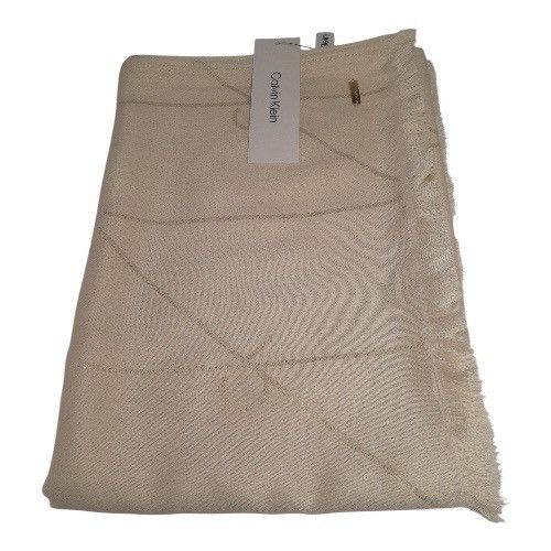 Calvin Klein Calvin Klein Diagonal CK Logo Metallic Scraf Size ONE SIZE - 6 Thumbnail