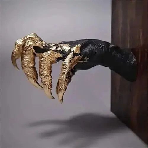 Other Wall Mounted Witch Gold Hands Statue Size ONE SIZE - 2 Thumbnail