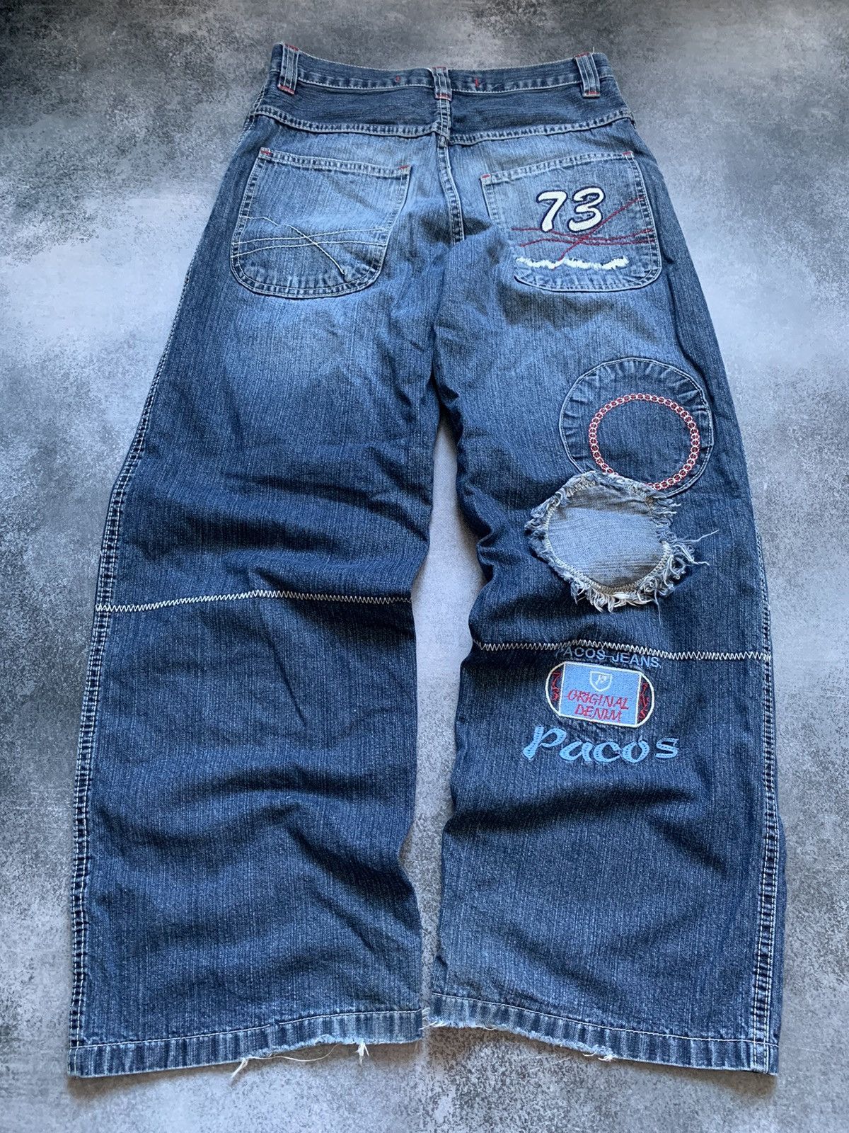 Hysteric Glamour Vintage Rick Owens Junya Watanabe Style Distressed Jeans Size US 30 / EU 46 - 8 Thumbnail