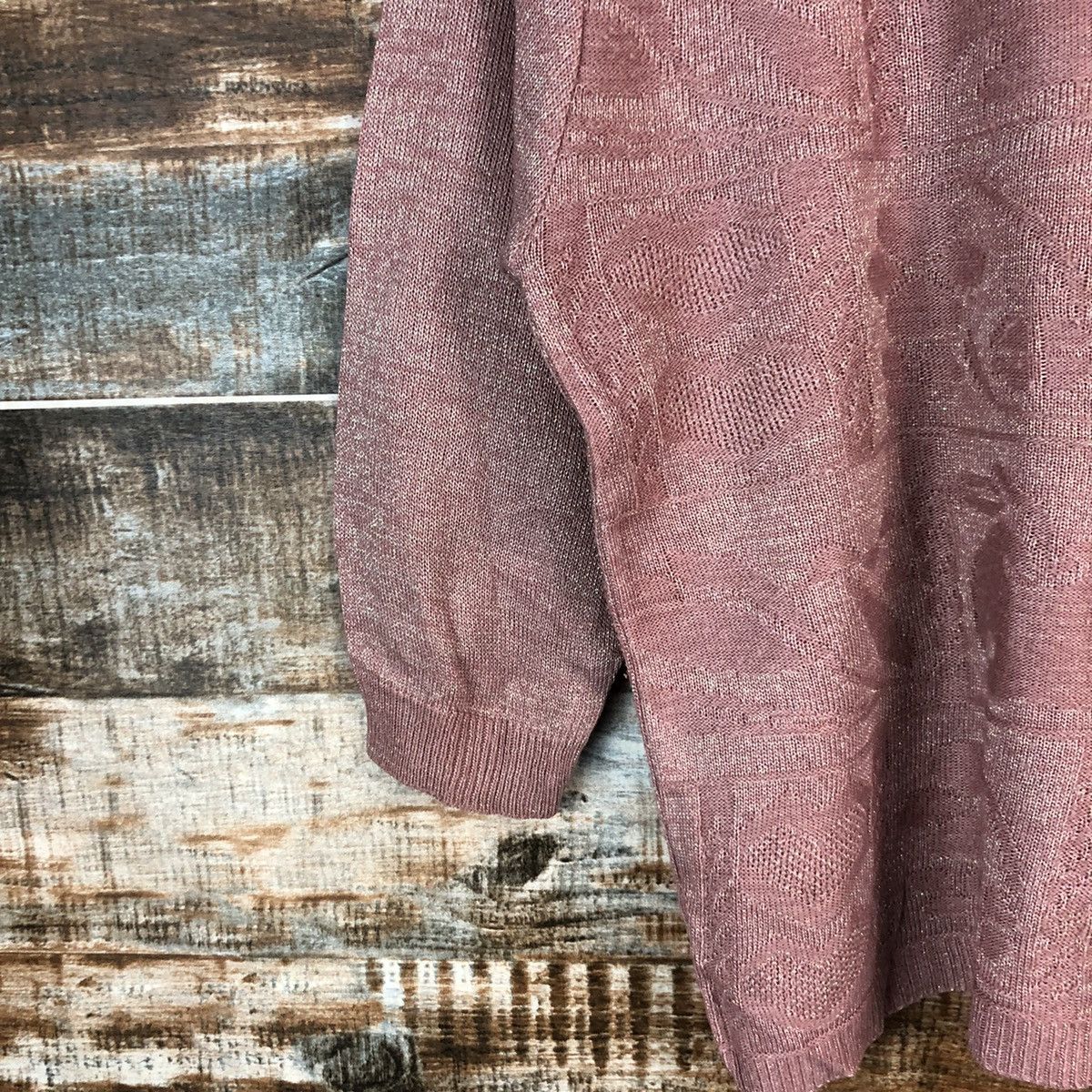 Homespun Knitwear × Japanese Brand Dia Sunny vintage Pink Knitwear #A1569 Size M / US 6-8 / IT 42-44 - 7 Thumbnail