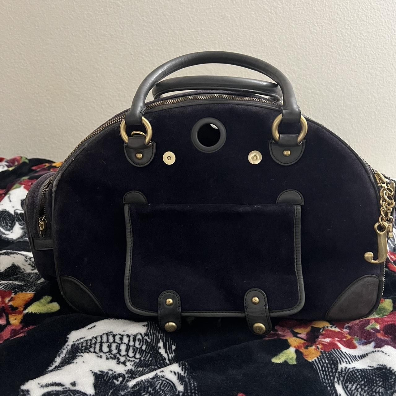Juicy Couture 💙Rare vintage navy juicy pet carrier bag💙 Size ONE SIZE - 3 Thumbnail