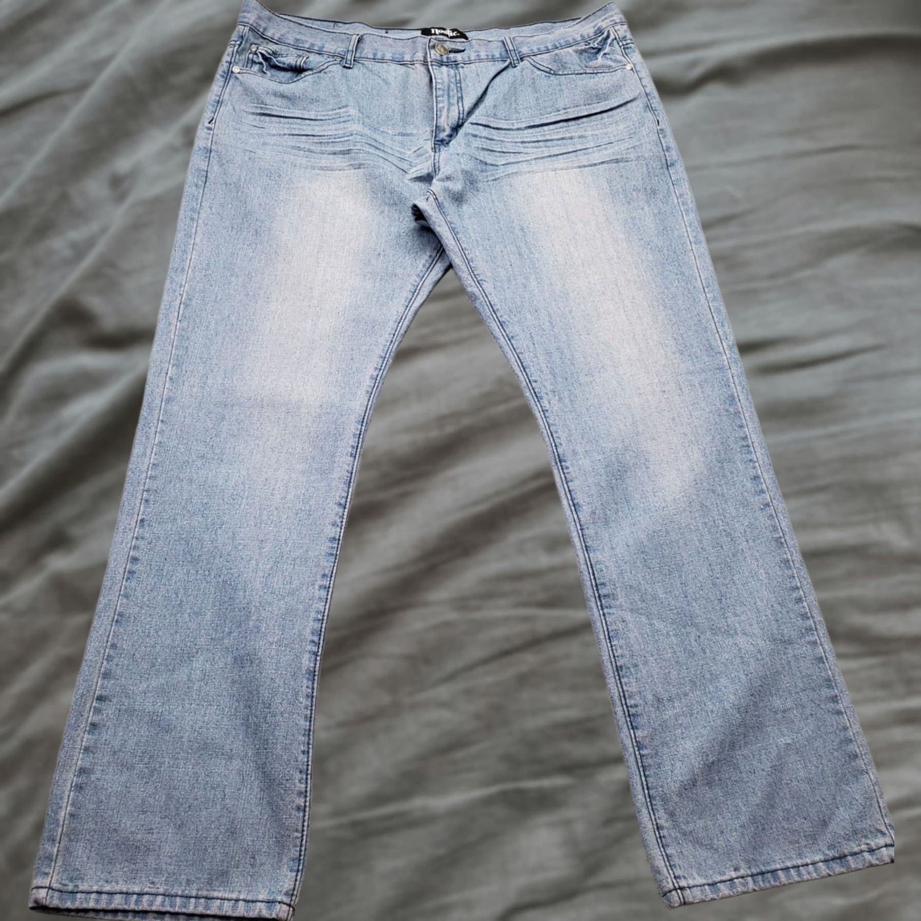 Denime VINTAGE Nostic Jeans Baggy Men Size 42 Navy Denim 5-Pocket Relaxed Mid Rise Comfort Shirt? Size US 42 / EU 58 - 1 Thumbnail