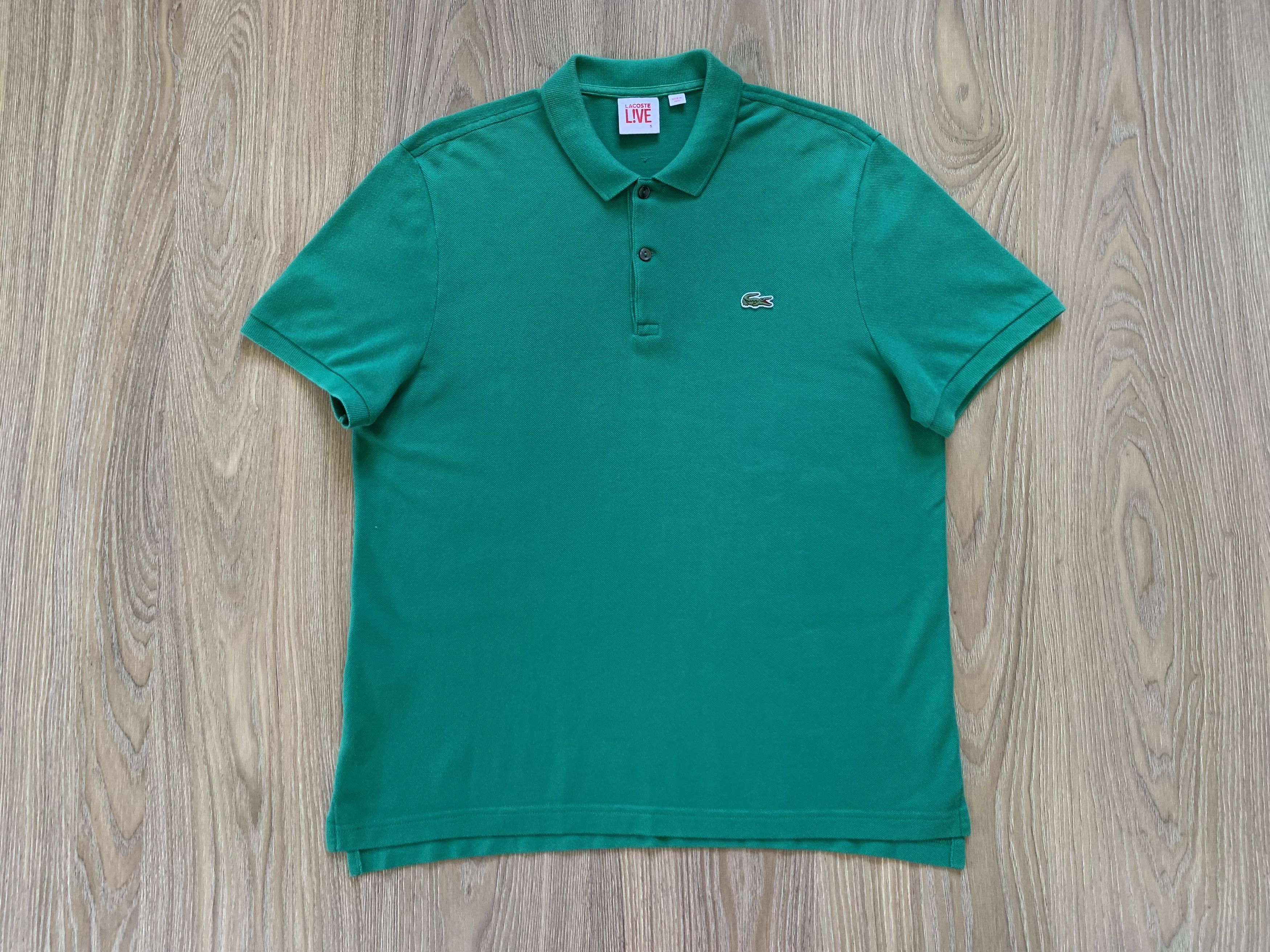 Lacoste × Vintage Lacoste Live Green Polo T Shirt Size US M / EU 48-50 / 2 - 2 Thumbnail