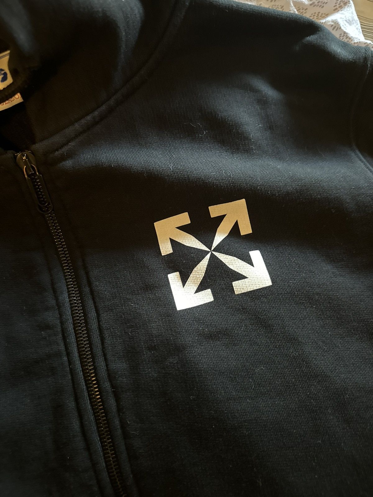 Off-White Off-White Black and White zip up hoodie Size US S / EU 44-46 / 1 - 3 Thumbnail