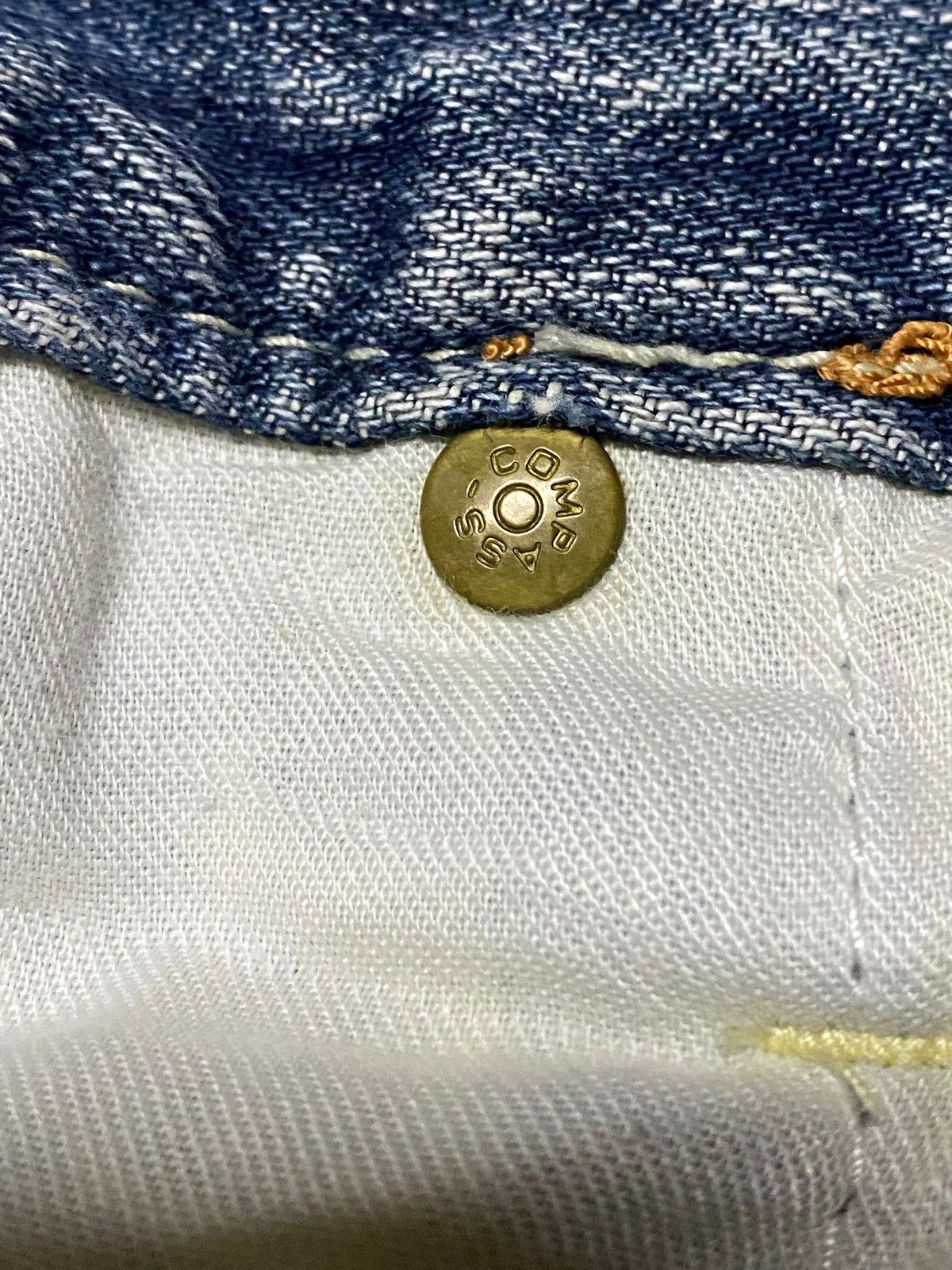 14th Addiction Vintage Japanese Brand X2083T Distressed Baggy Jeans Size US 33 - 19 Thumbnail