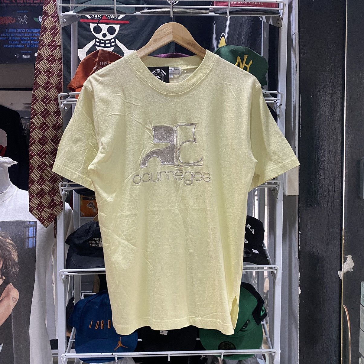 Addict Clothes Japan × Courreges Nice Design COURREGES big logo shirt nice design Size US M / EU 48-50 / 2 - 1 Thumbnail