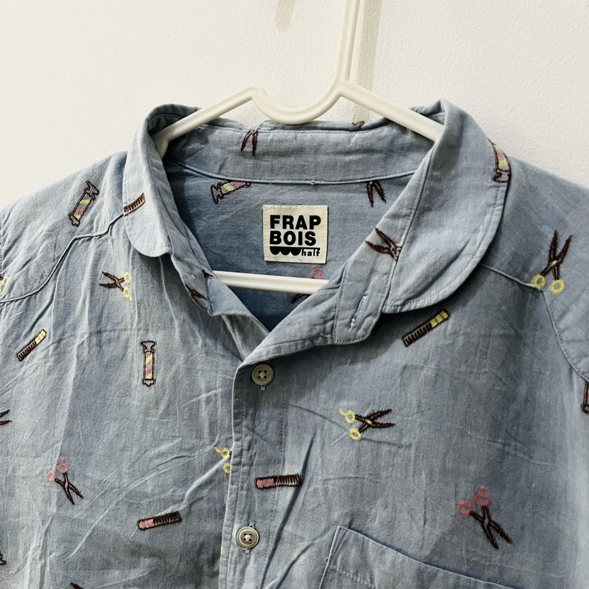 Issey Miyake Frapbois Half x Issey Miyake Botton Up Shirt Size US M / EU 48-50 / 2 - 3 Thumbnail