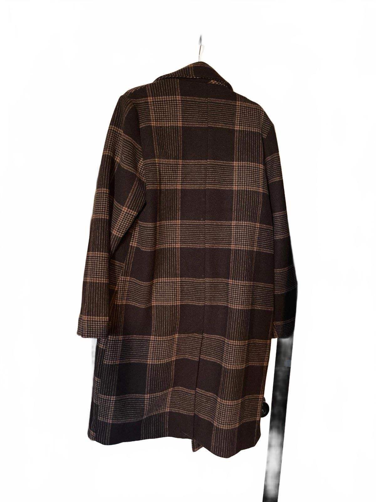 Abercrombie & Fitch Abercrombie & Fitch Plaid Coat - Dad Coat Women's Tall Large Size L / US 10 / IT 46 - 2 Thumbnail