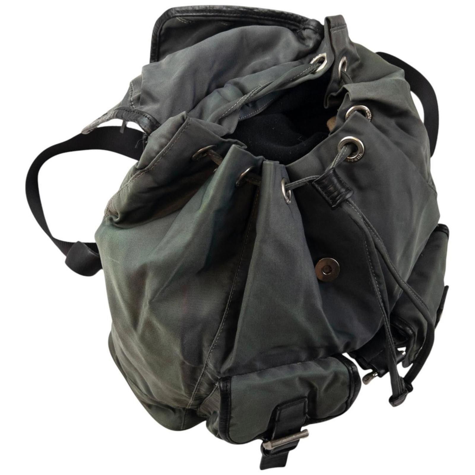 Prada Vintage Prada Bucket Backpack Size ONE SIZE - 5 Thumbnail