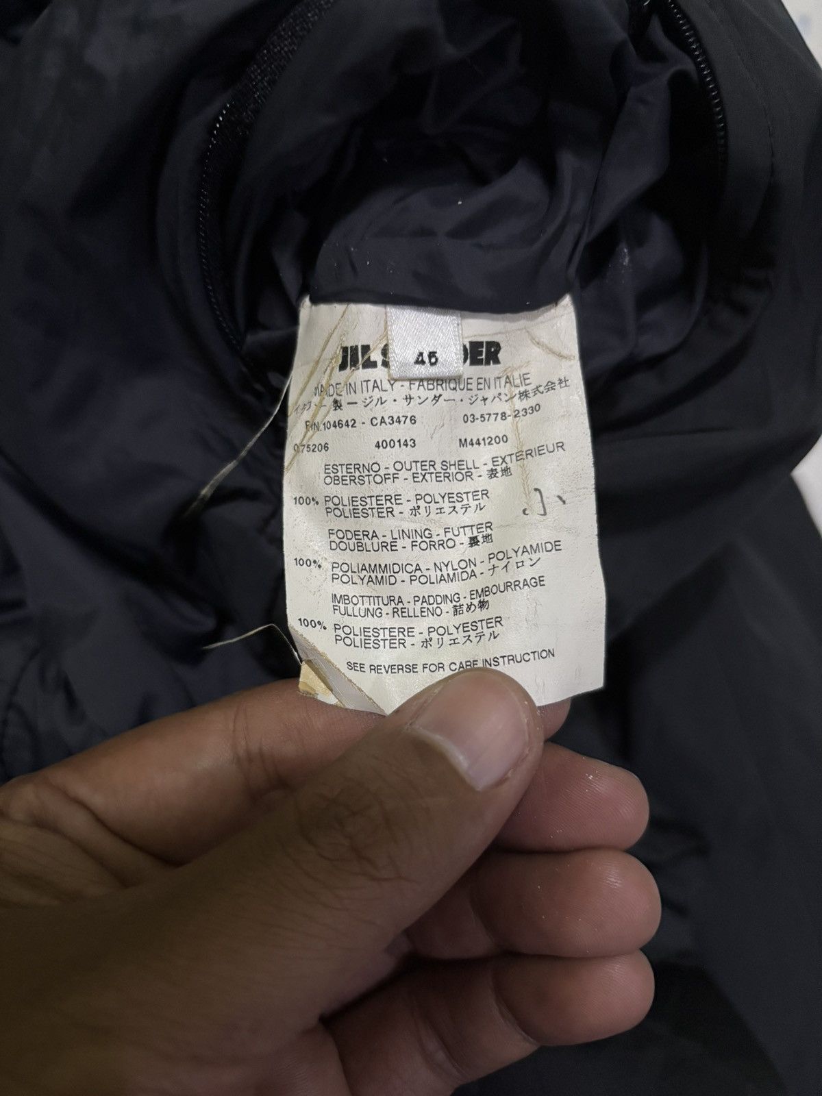 Jil Sander Jil Sander Nylon Paded Jacket Size US S / EU 44-46 / 1 - 14 Thumbnail