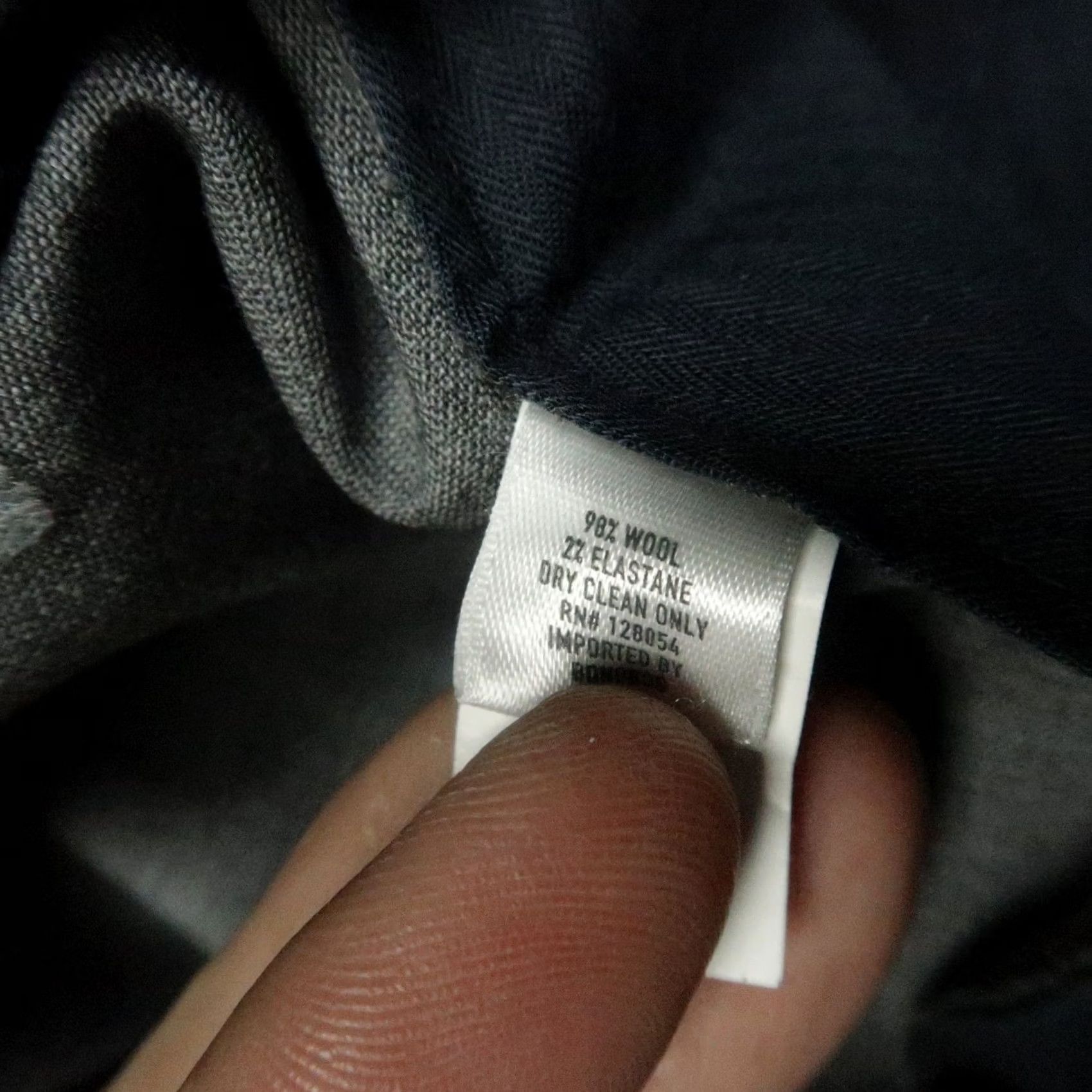 Bonobos Bonobos Pants Mens 35x34 Gray Slim Straight Wool Chino Pocket 34 Inseam Size US 35 - 7 Thumbnail