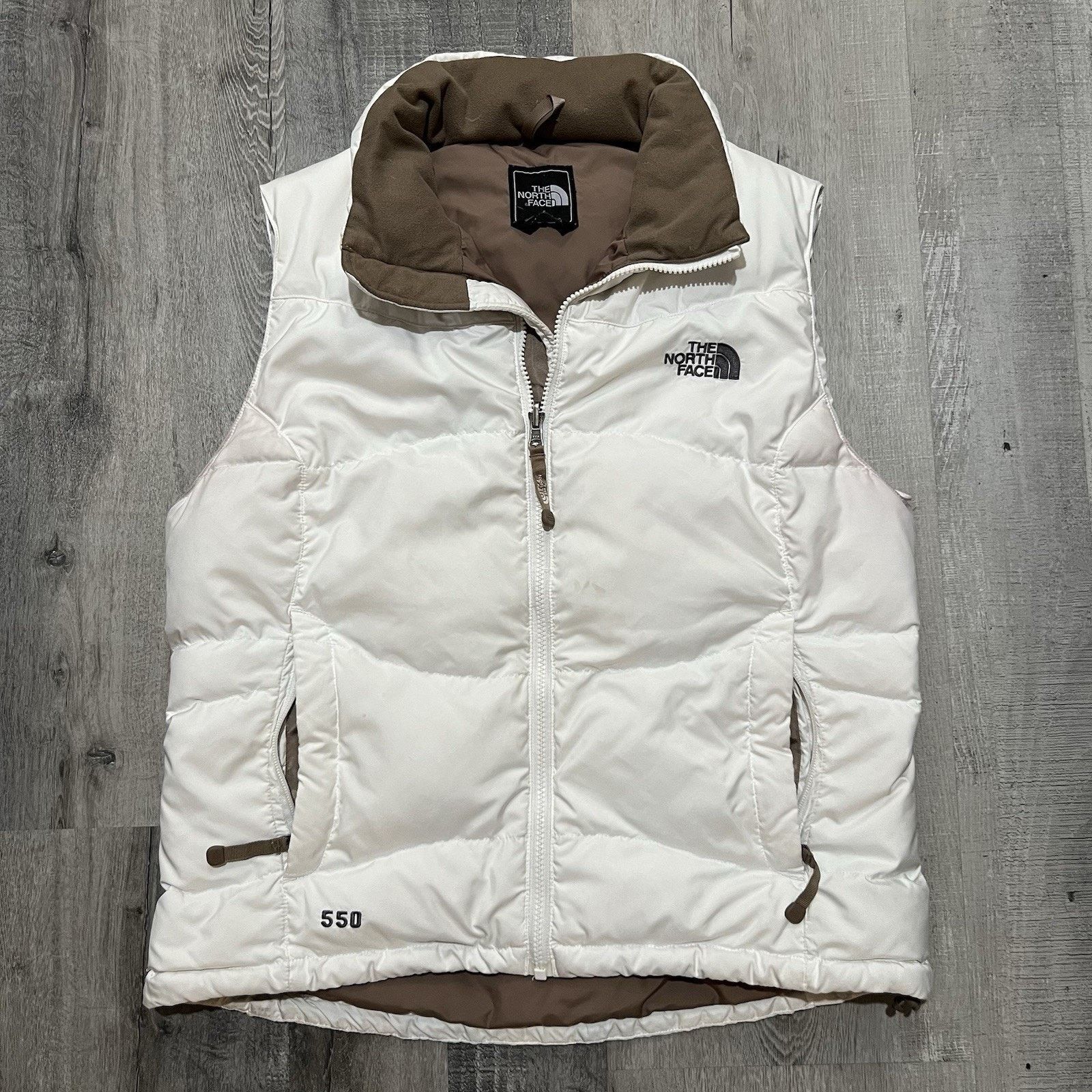The North Face The North Face 550 Goose Down Puffer Vest White Outdoor Size M / US 6-8 / IT 42-44 - 1 Thumbnail