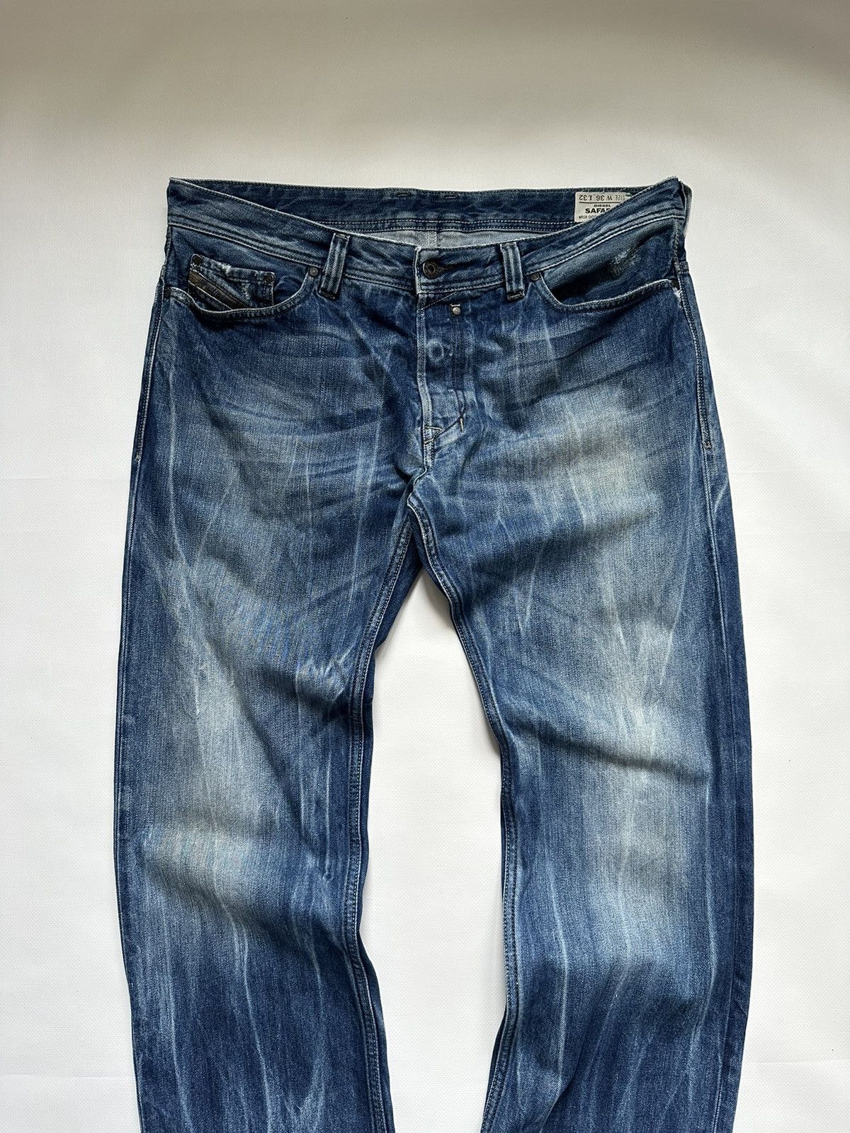 Diesel Y2K Distressed Diesel Jeans Baggy Size US 36 / EU 52 - 2 Thumbnail