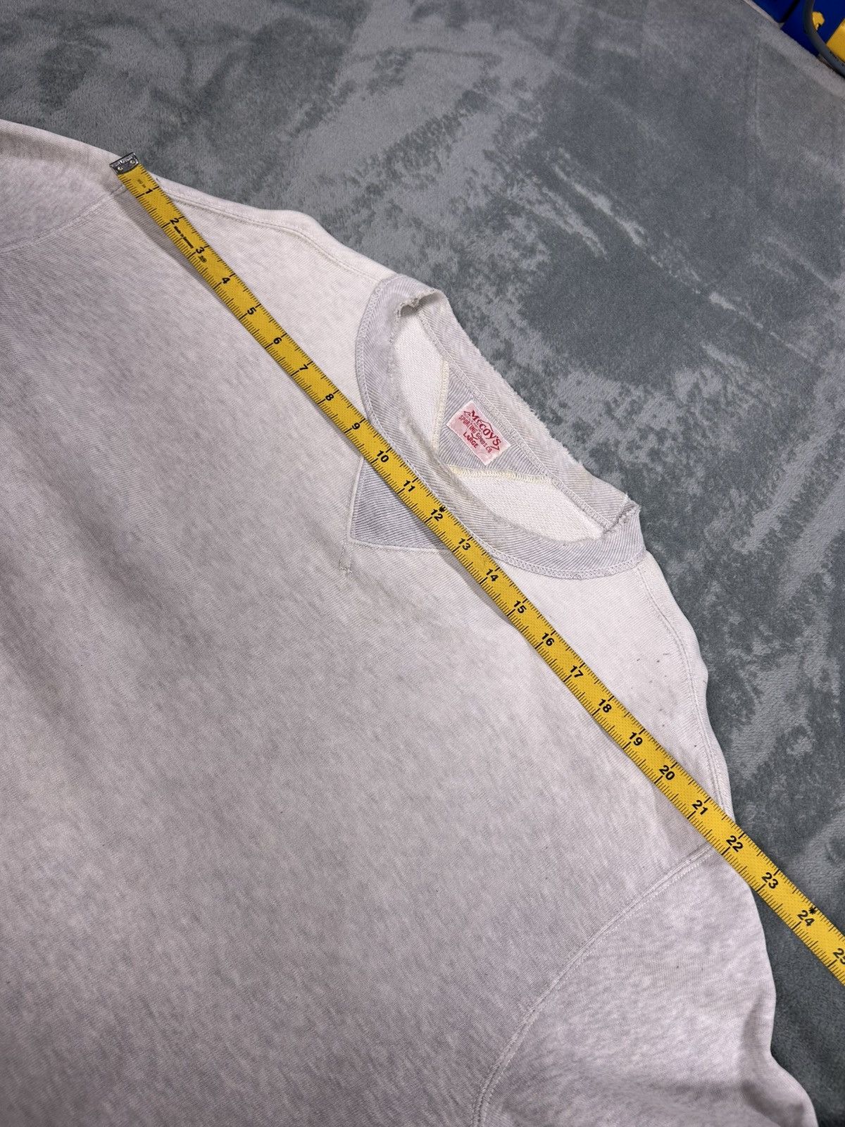 The Real McCoy's Vintage Distressed Real Mccoy’s Crewneck Sweatshirt Size US L / EU 52-54 / 3 - 12 Thumbnail